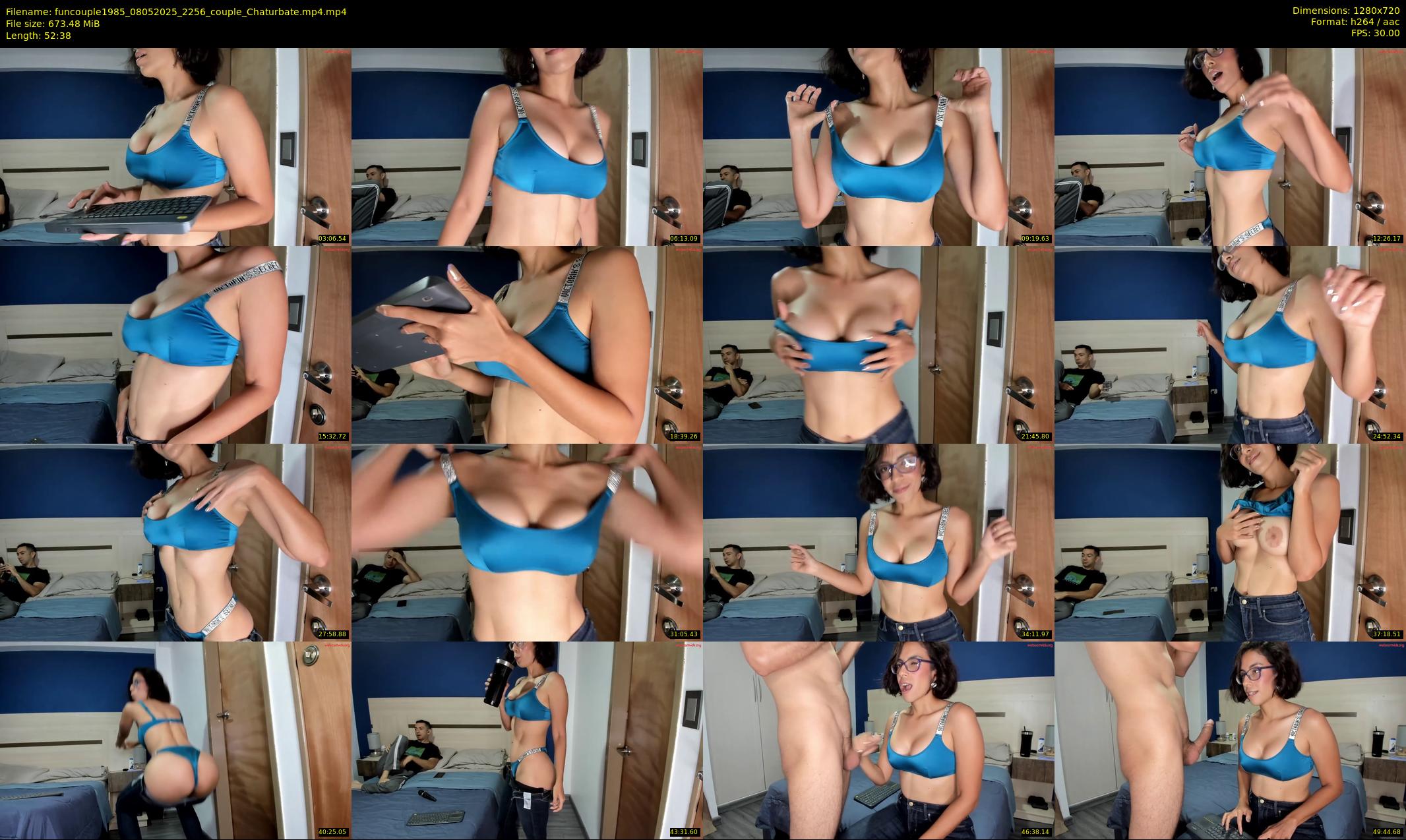 funcouple1985 — 53 minute Chaturbate couple cam show recording, 720p, May 8, 2025