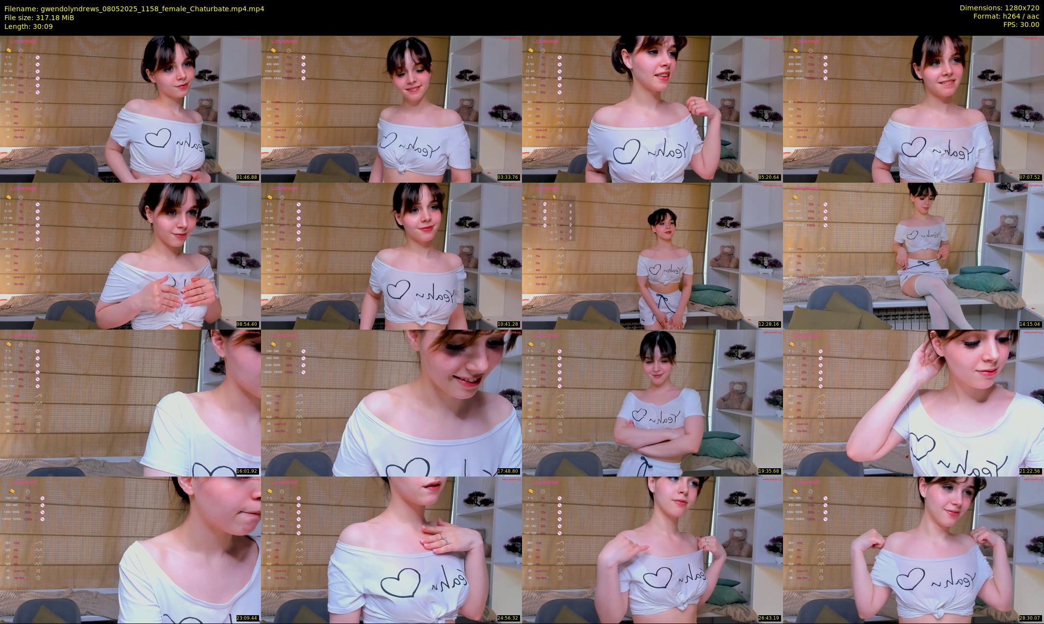 gwendolyndrews — 31 minute Chaturbate female cam show recording, 720p, May 8, 2025