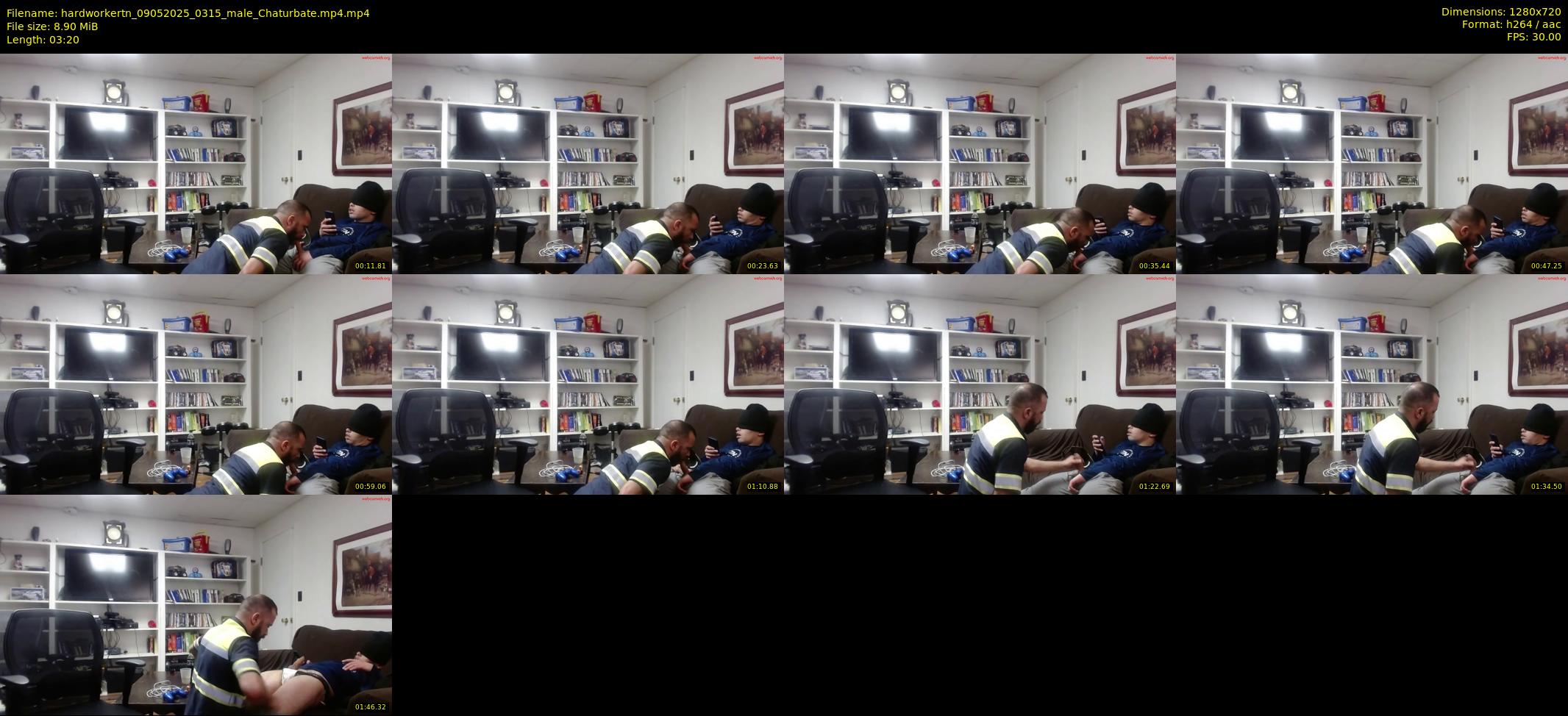 hardworkertn — 4 minute Chaturbate male cam show recording, 720p, May 9, 2025