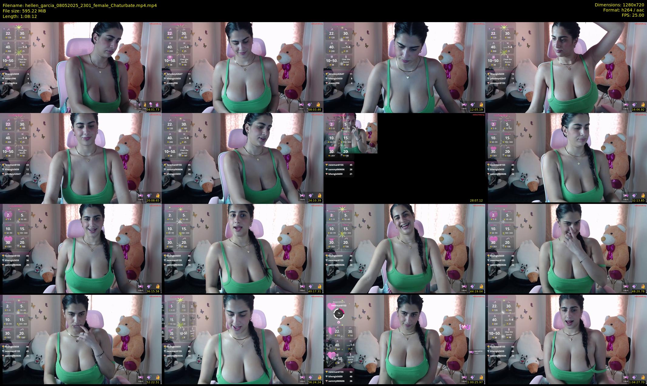 hellen_garcia — 69 minute Chaturbate female cam show recording, 720p, May 8, 2025