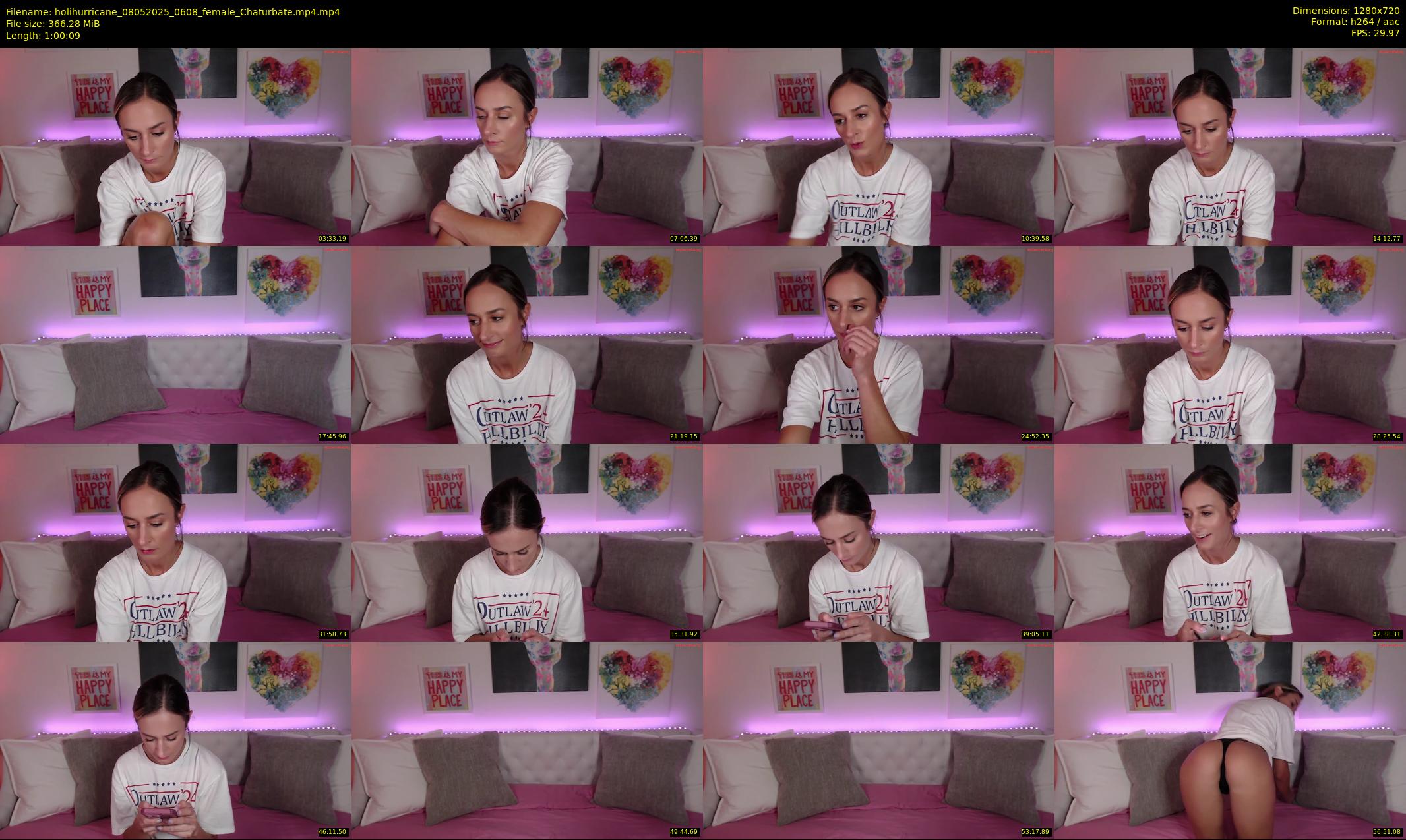 holihurricane — 61 minute Chaturbate female cam show recording, 720p, May 8, 2025
