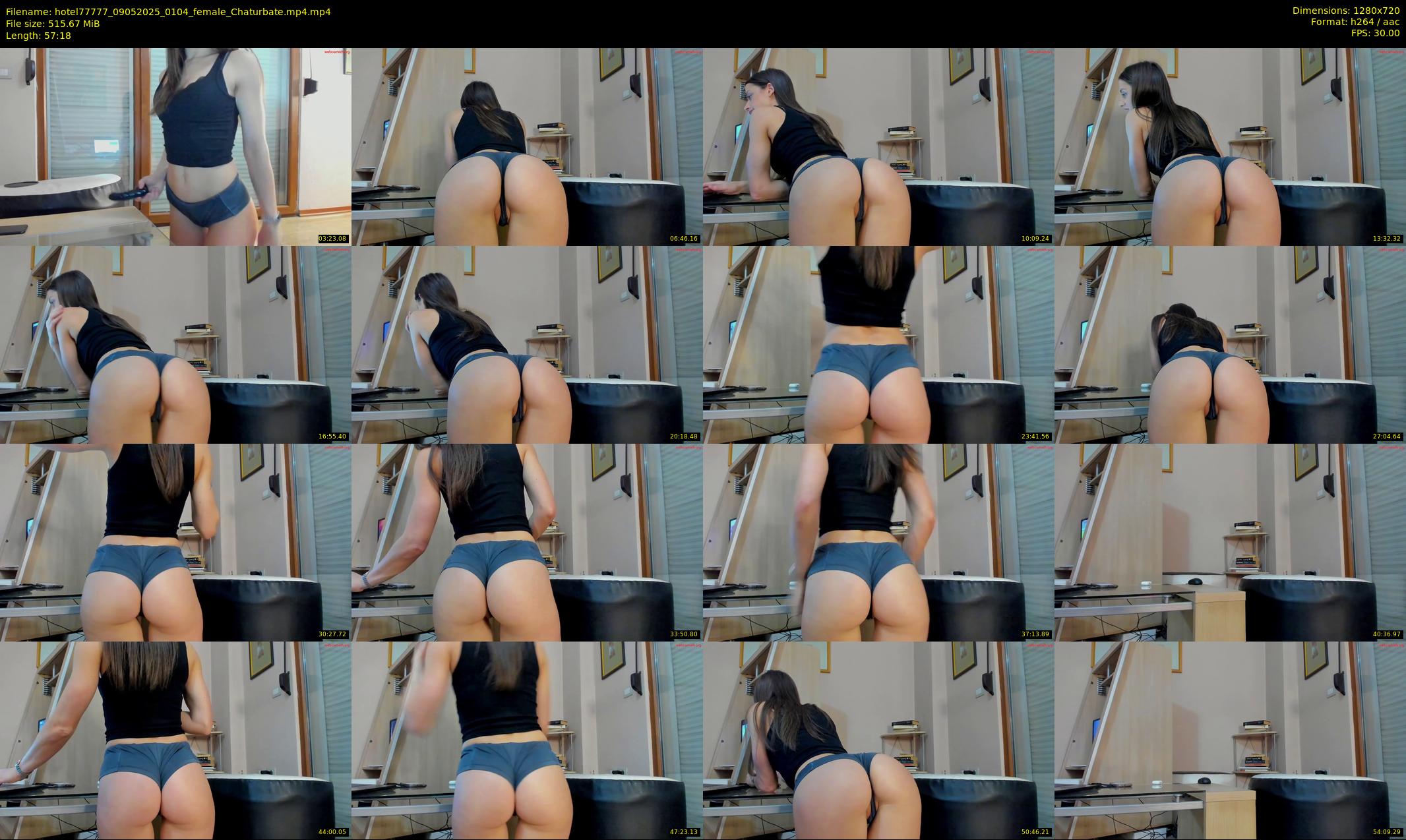 hotel77777 — 58 minute Chaturbate female cam show recording, 720p, May 9, 2025