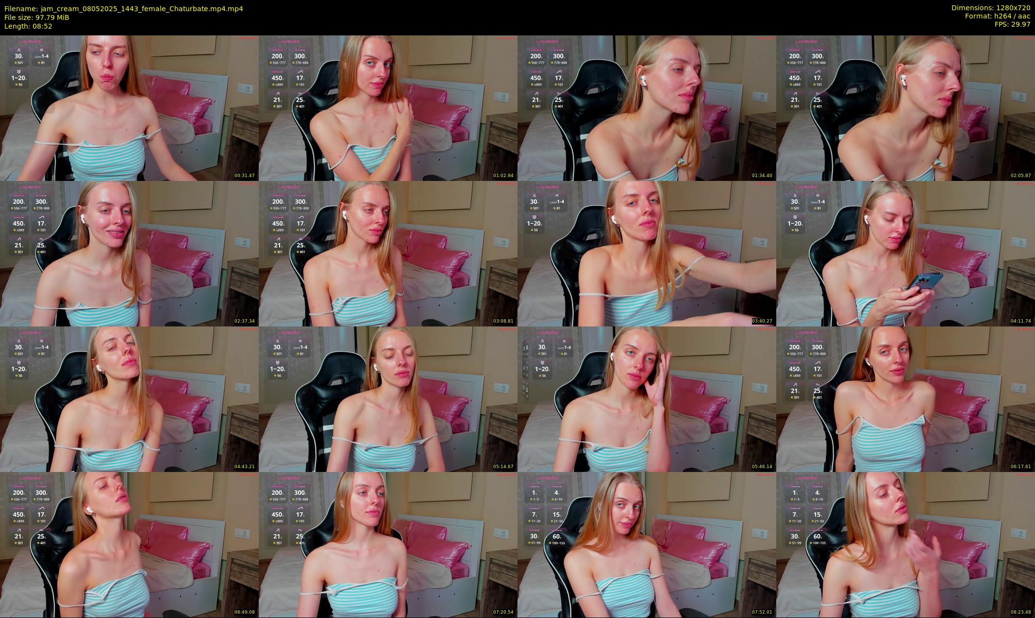 jam_cream — 9 minute Chaturbate female cam show recording, 720p, May 8, 2025