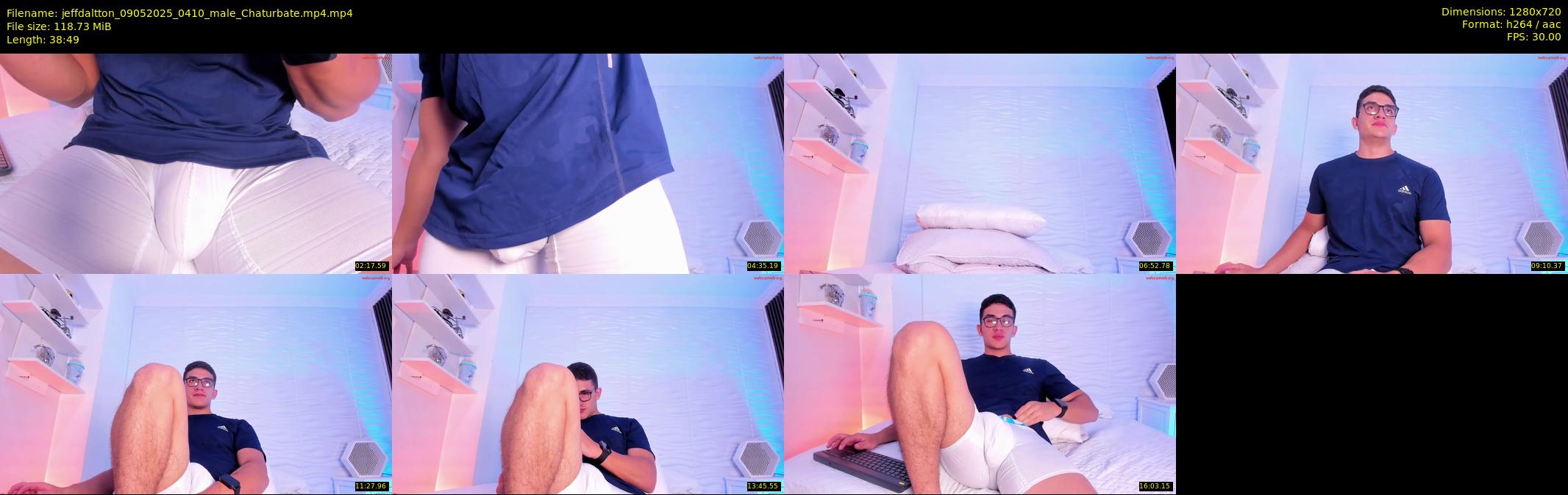 jeffdaltton — 39 minute Chaturbate male cam show recording, 720p, May 9, 2025