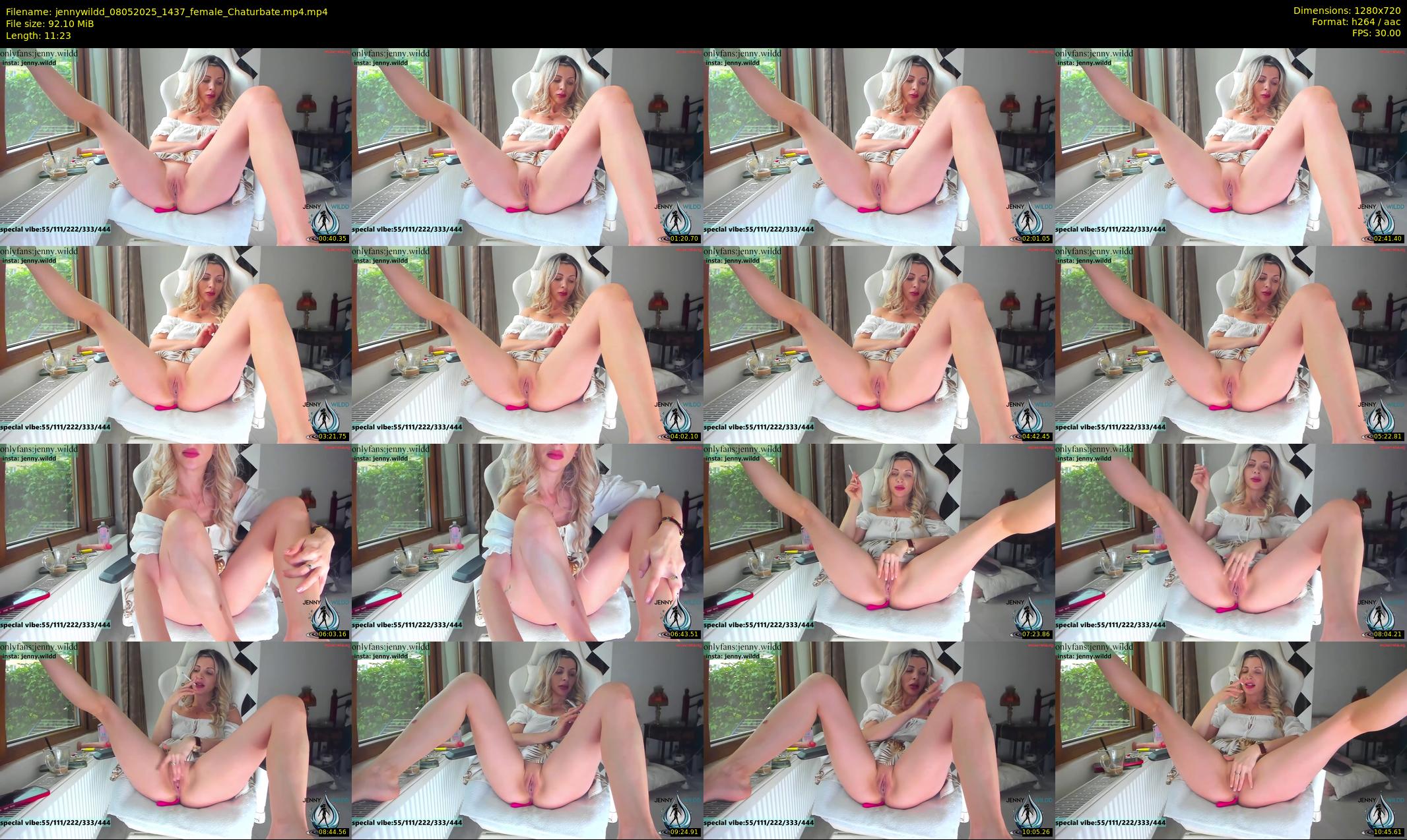 jennywildd — 12 minute Chaturbate female cam show recording, 720p, May 8, 2025