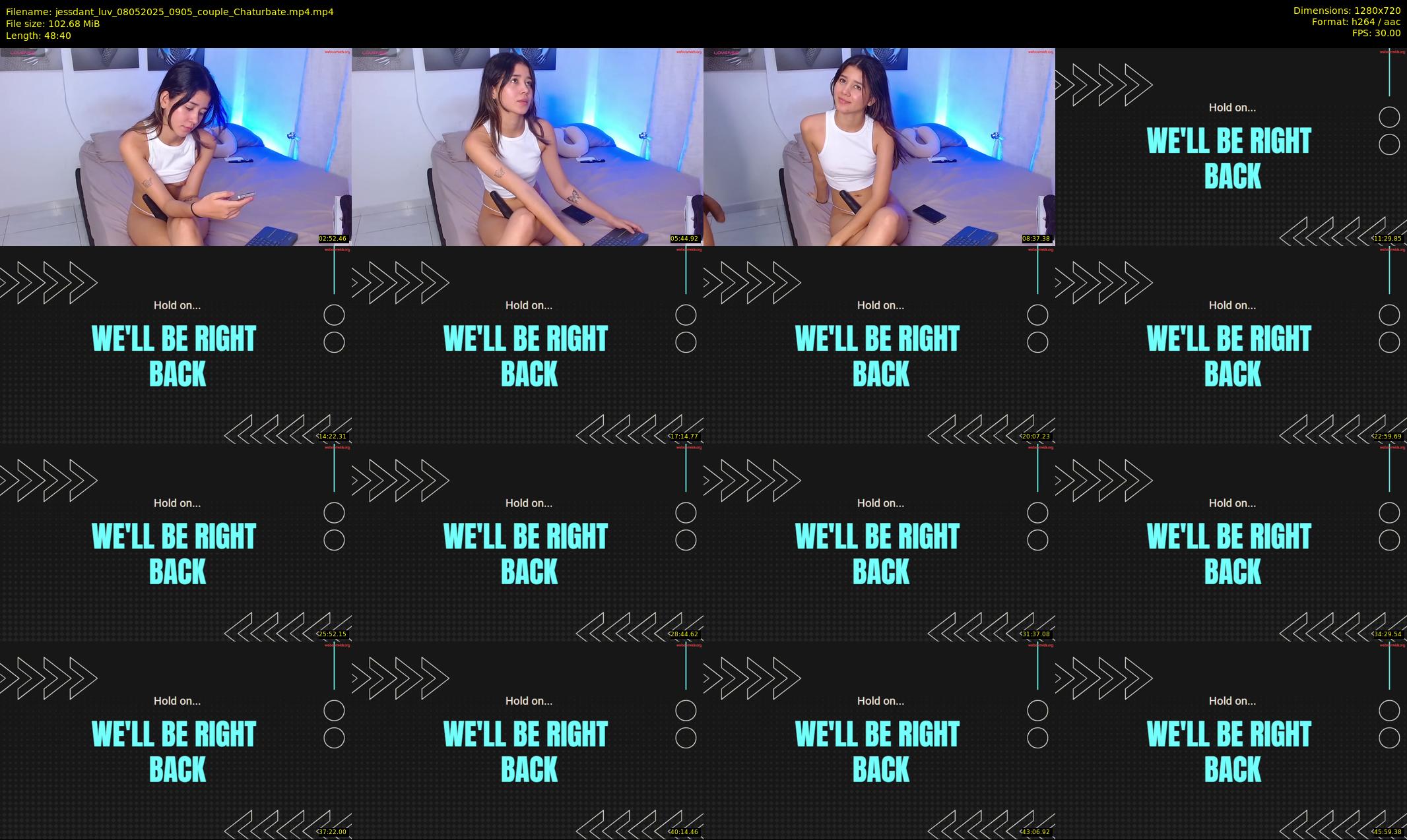 jessdant_luv — 49 minute Chaturbate couple cam show recording, 720p, May 8, 2025