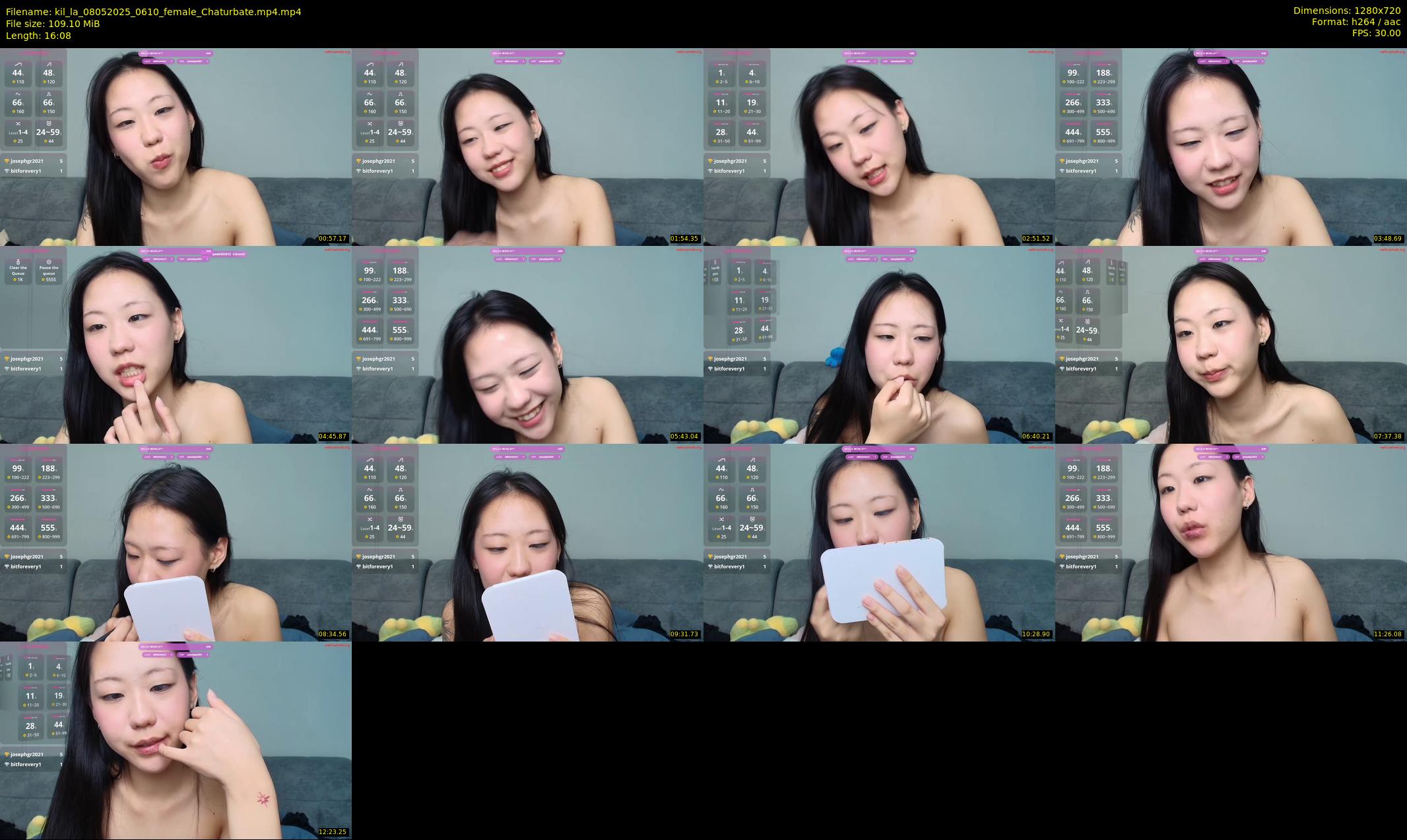 kil_la — 17 minute Chaturbate female cam show recording, 720p, May 8, 2025