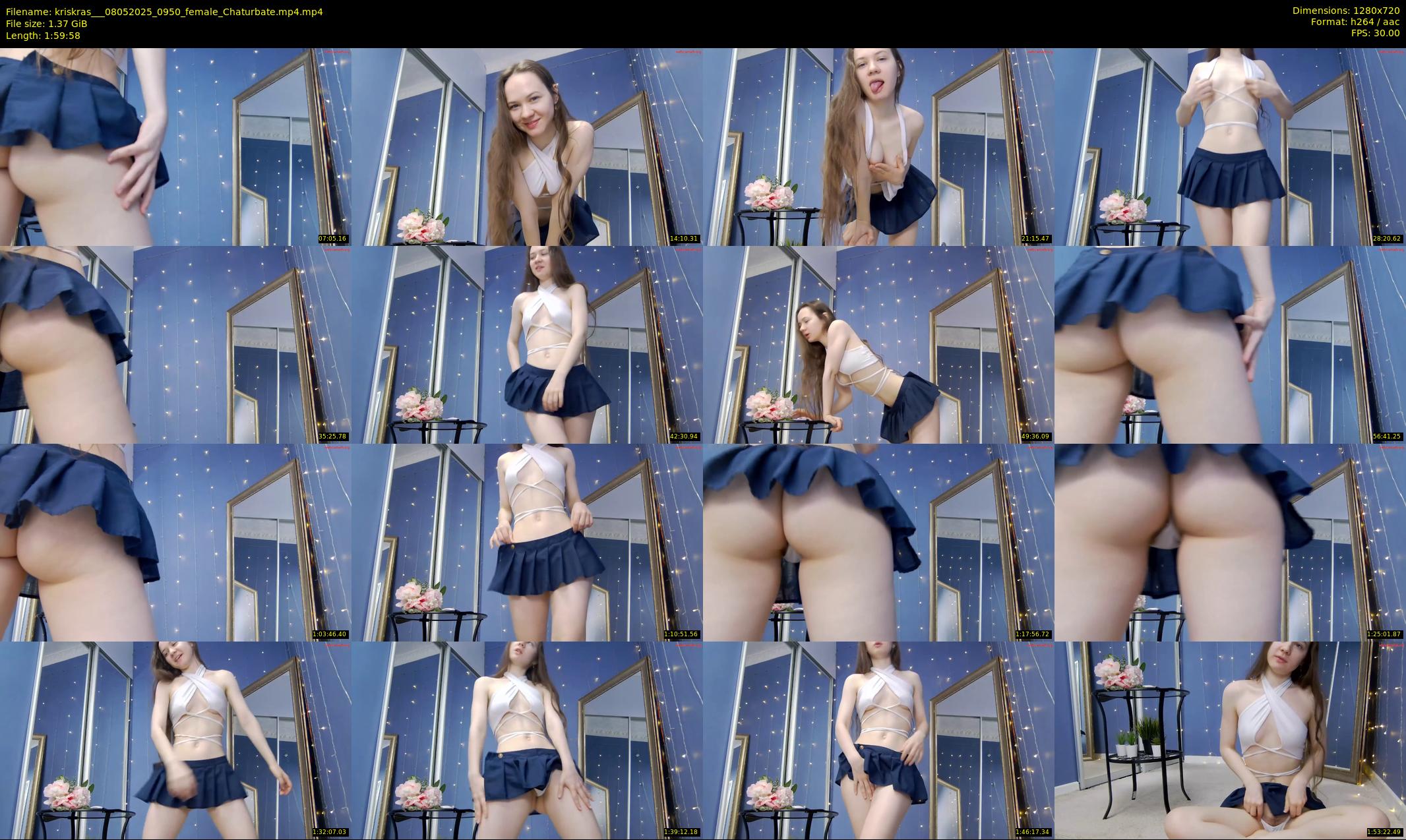 kriskras__ — 120 minute Chaturbate female cam show recording, 720p, May 8, 2025
