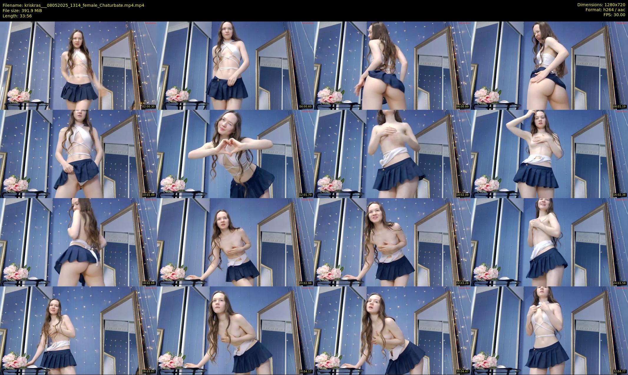 kriskras__ — 34 minute Chaturbate female cam show recording, 720p, May 8, 2025