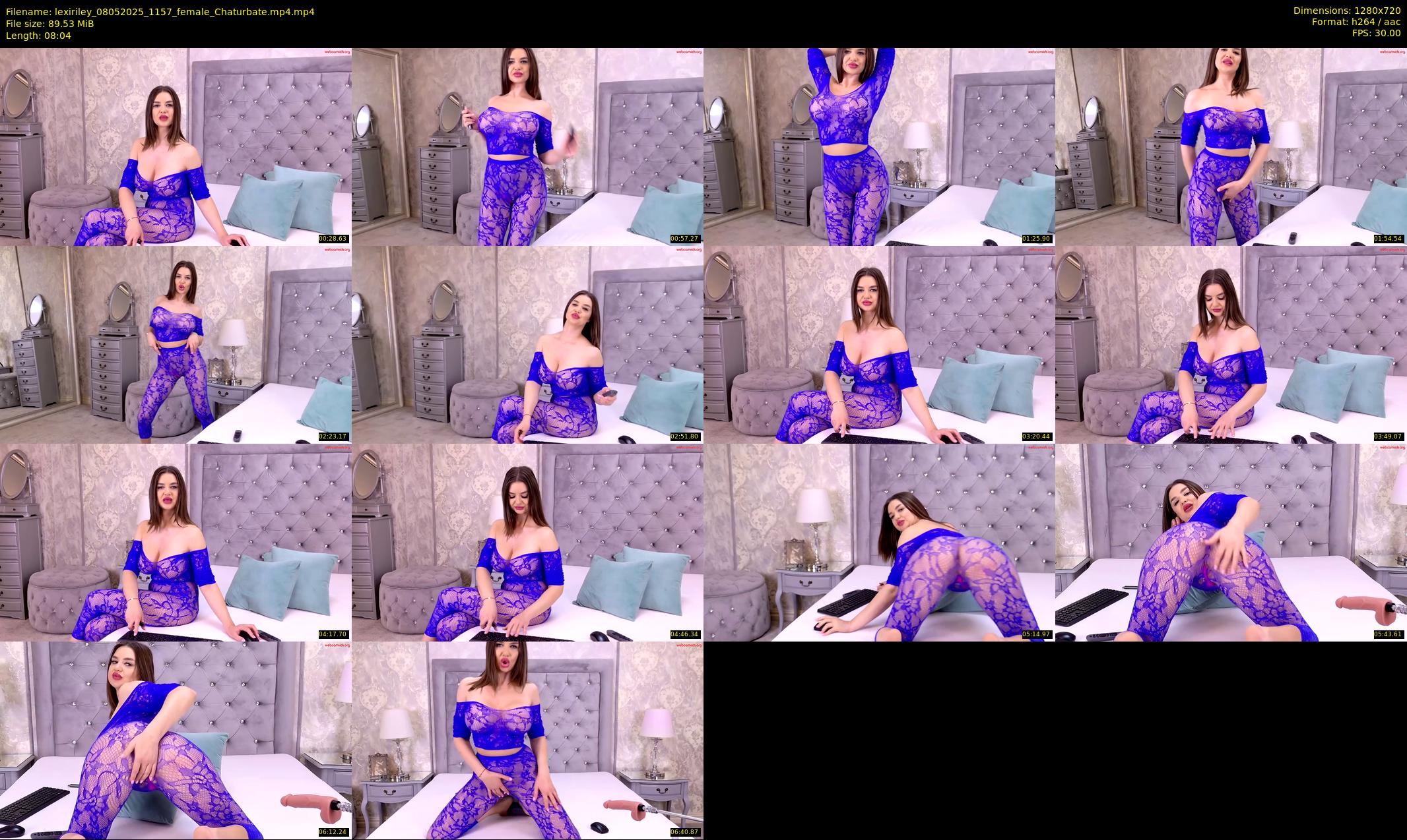lexiriley — 9 minute Chaturbate female cam show recording, 720p, May 8, 2025