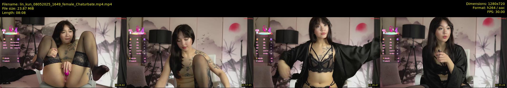 lin_kun — 9 minute Chaturbate female cam show recording, 720p, May 8, 2025