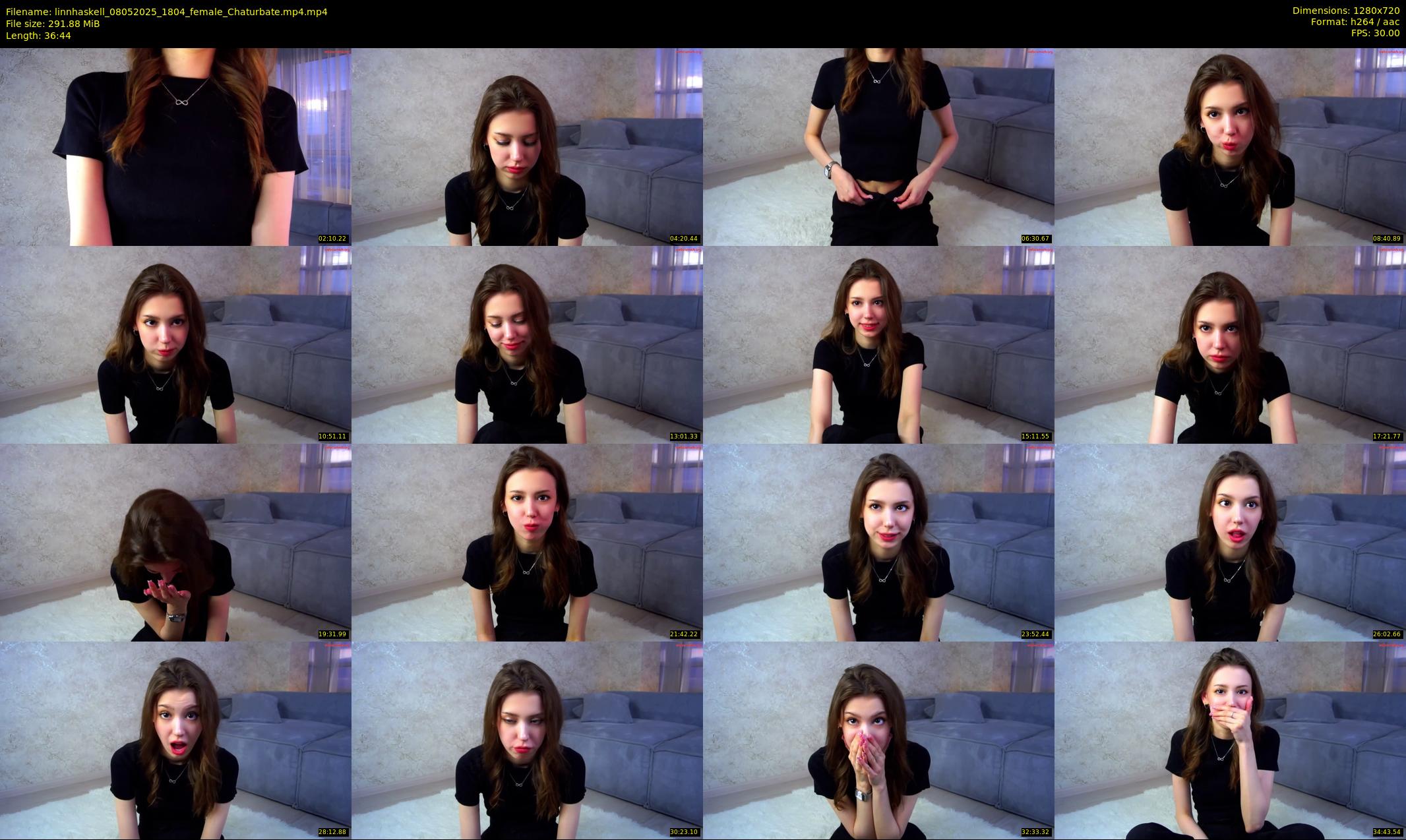 linnhaskell — 37 minute Chaturbate female cam show recording, 720p, May 8, 2025