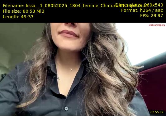 lissa__1 — 50 minute Chaturbate female cam show recording, 480p, May 8, 2025