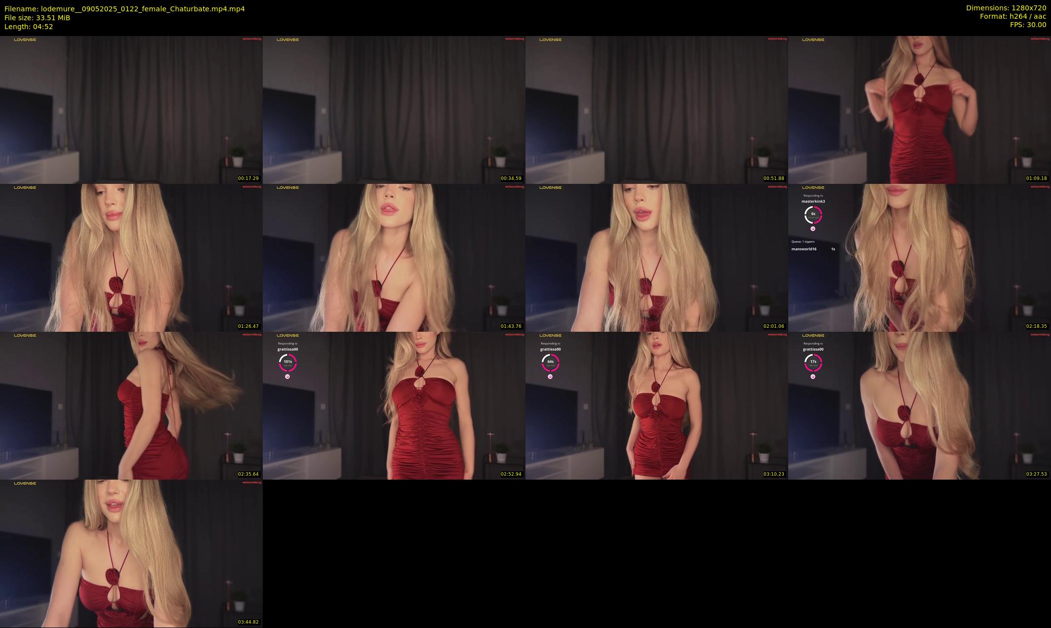 lodemure_ — 5 minute Chaturbate female cam show recording, 720p, May 9, 2025