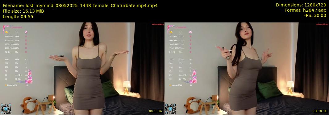 lost_mymind — 10 minute Chaturbate female cam show recording, 720p, May 8, 2025