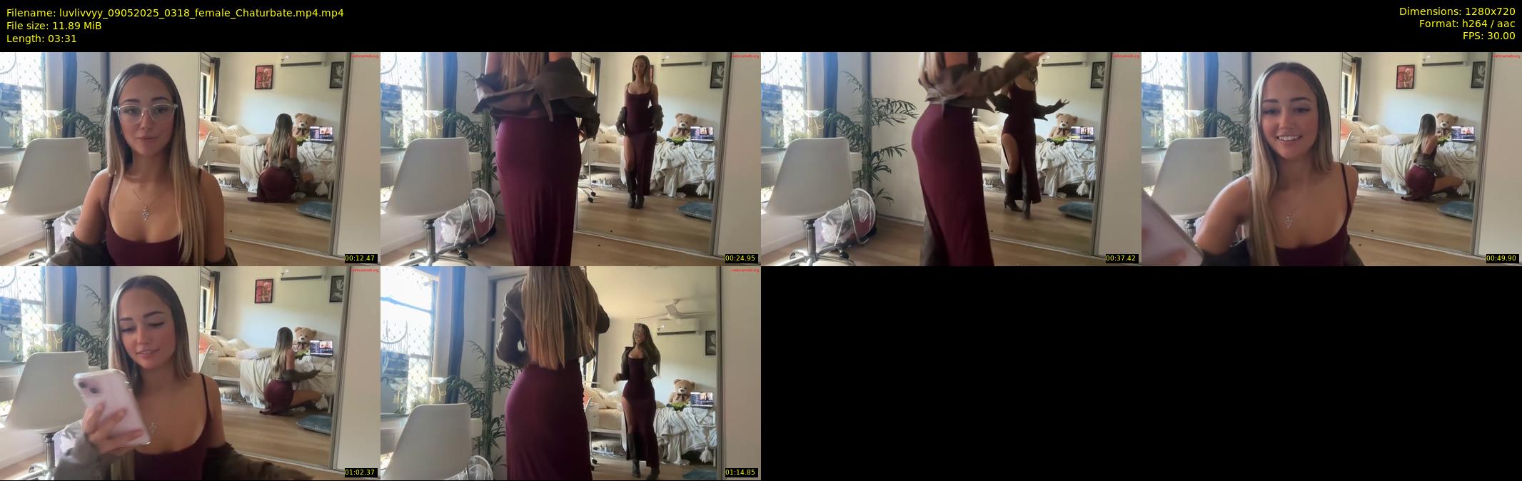 luvlivvyy — 4 minute Chaturbate female cam show recording, 720p, May 9, 2025