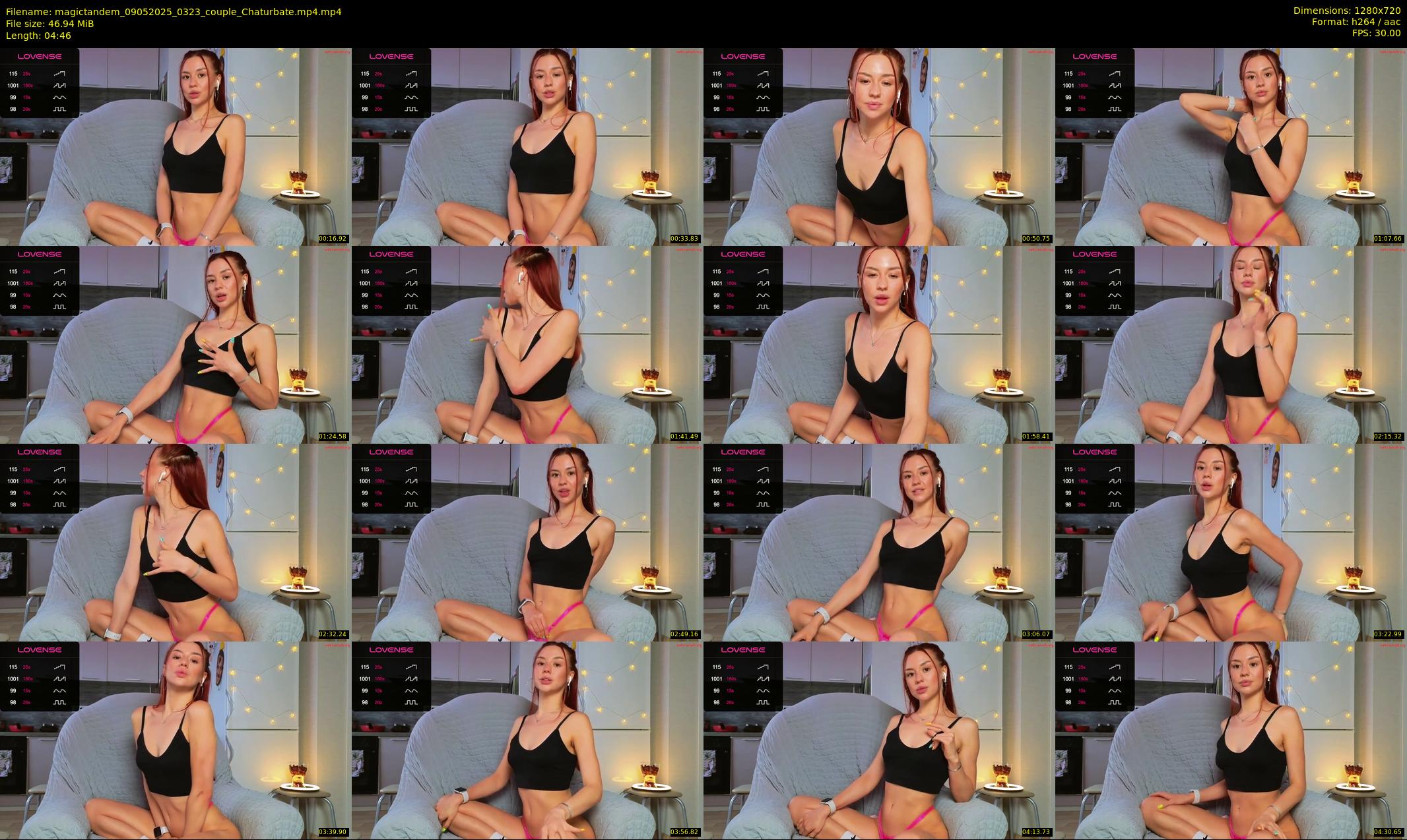 magictandem — 5 minute Chaturbate couple cam show recording, 720p, May 9, 2025