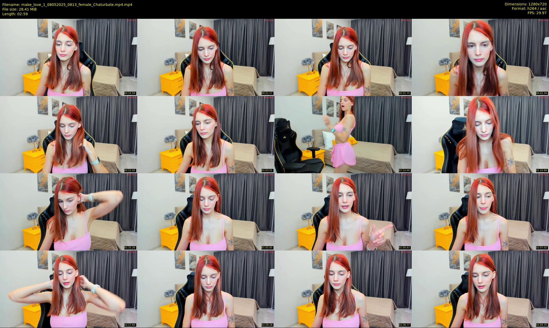 make_love_1 — 3 minute Chaturbate female cam show recording, 720p, May 8, 2025