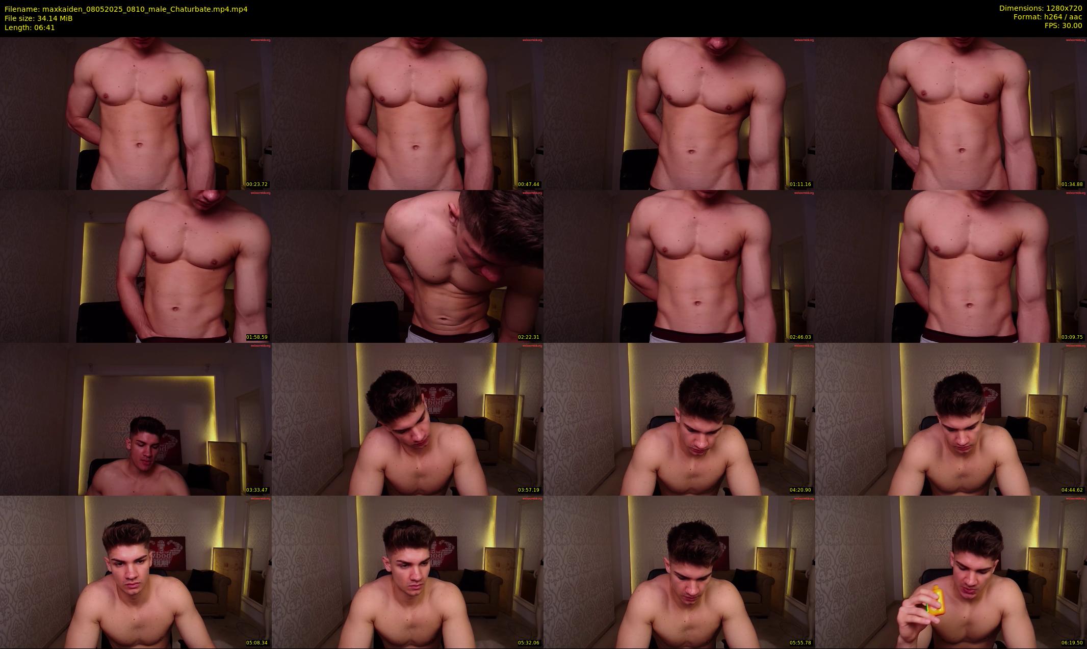 maxkaiden — 7 minute Chaturbate male cam show recording, 720p, May 8, 2025