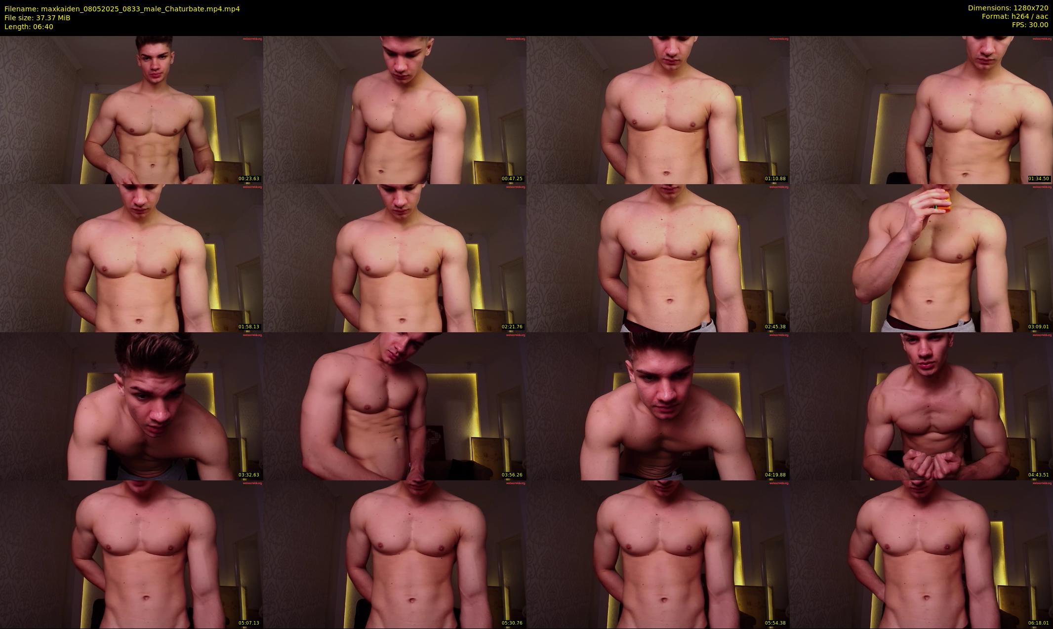 maxkaiden — 7 minute Chaturbate male cam show recording, 720p, May 8, 2025