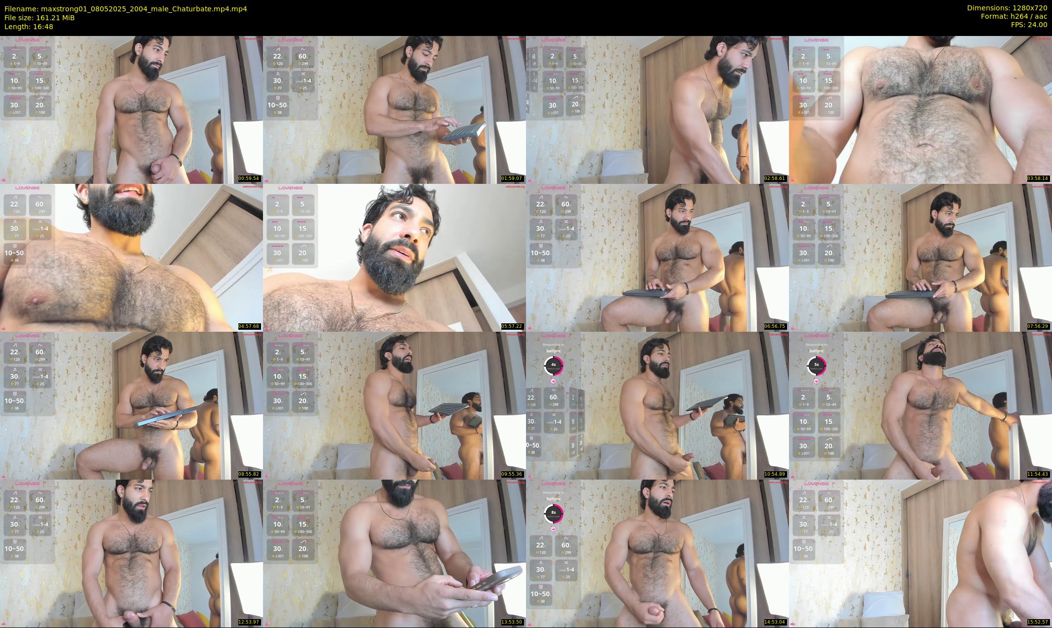 maxstrong01 — 17 minute Chaturbate male cam show recording, 720p, May 8, 2025