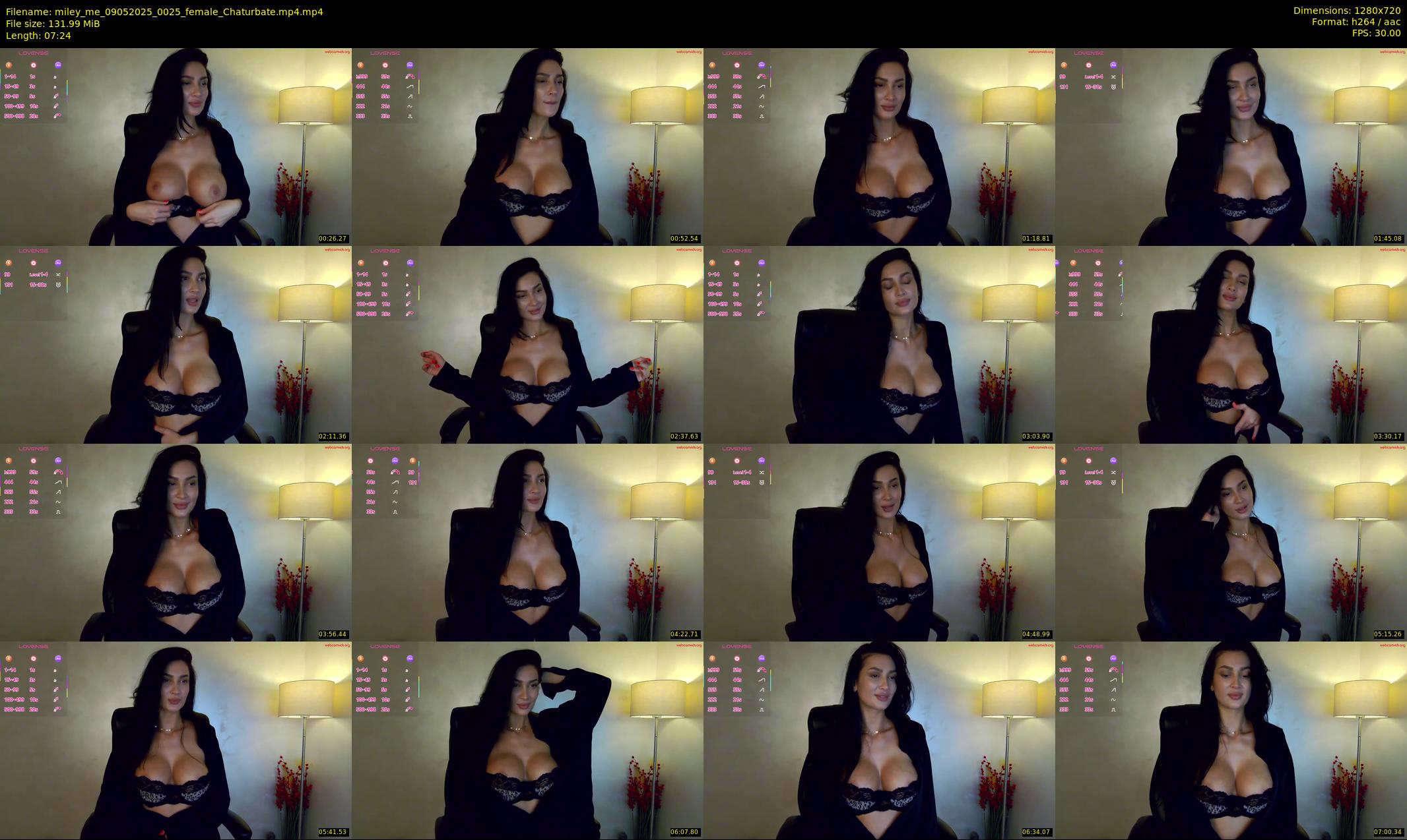 miley_me — 8 minute Chaturbate female cam show recording, 720p, May 9, 2025