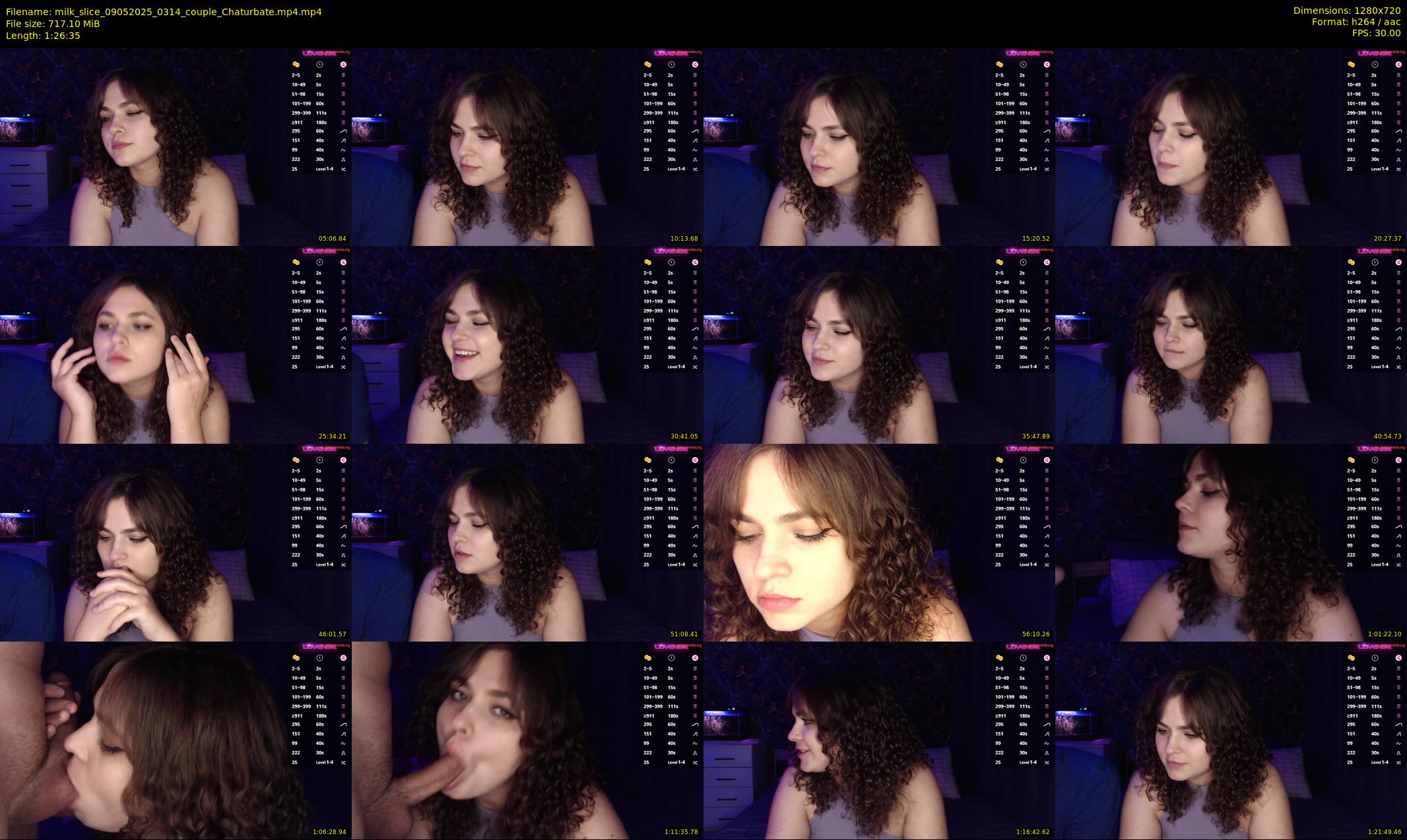 milk_slice — 87 minute Chaturbate couple cam show recording, 720p, May 9, 2025