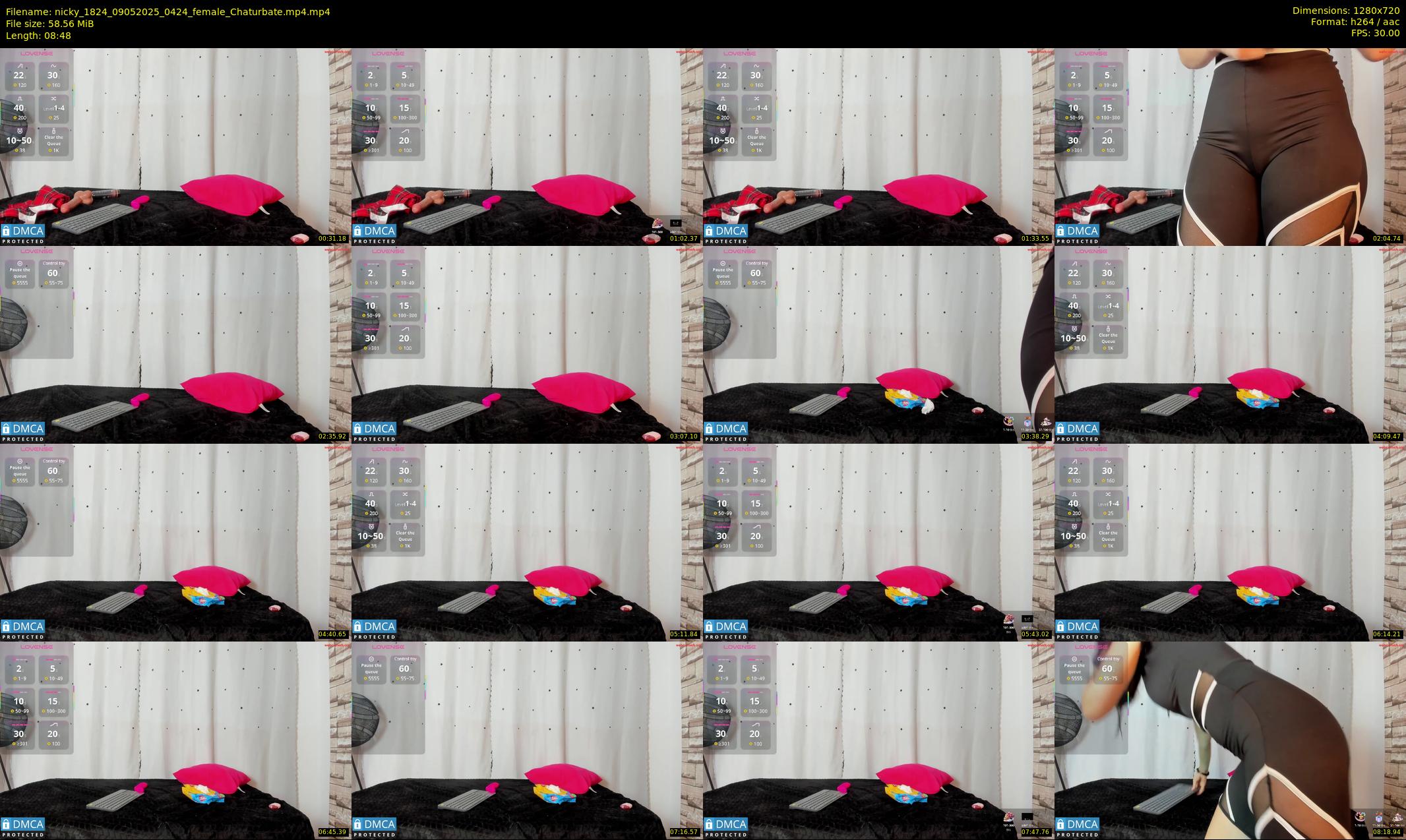 nicky_1824 — 9 minute Chaturbate female cam show recording, 720p, May 9, 2025