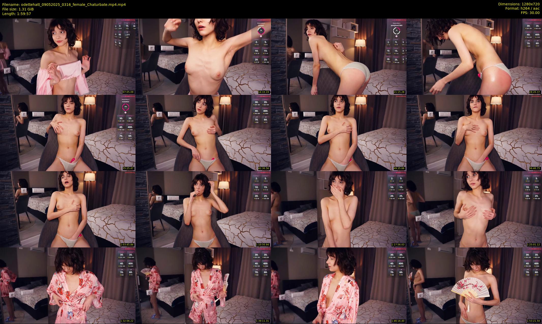 odettehatt — 120 minute Chaturbate female cam show recording, 720p, May 9, 2025