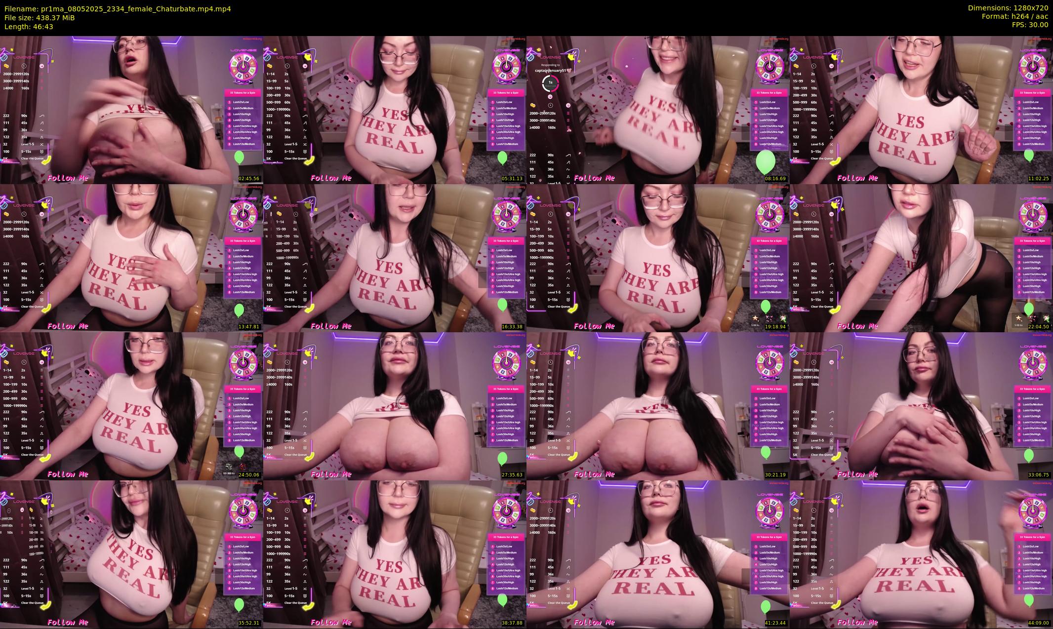 pr1ma — 47 minute Chaturbate female cam show recording, 720p, May 8, 2025