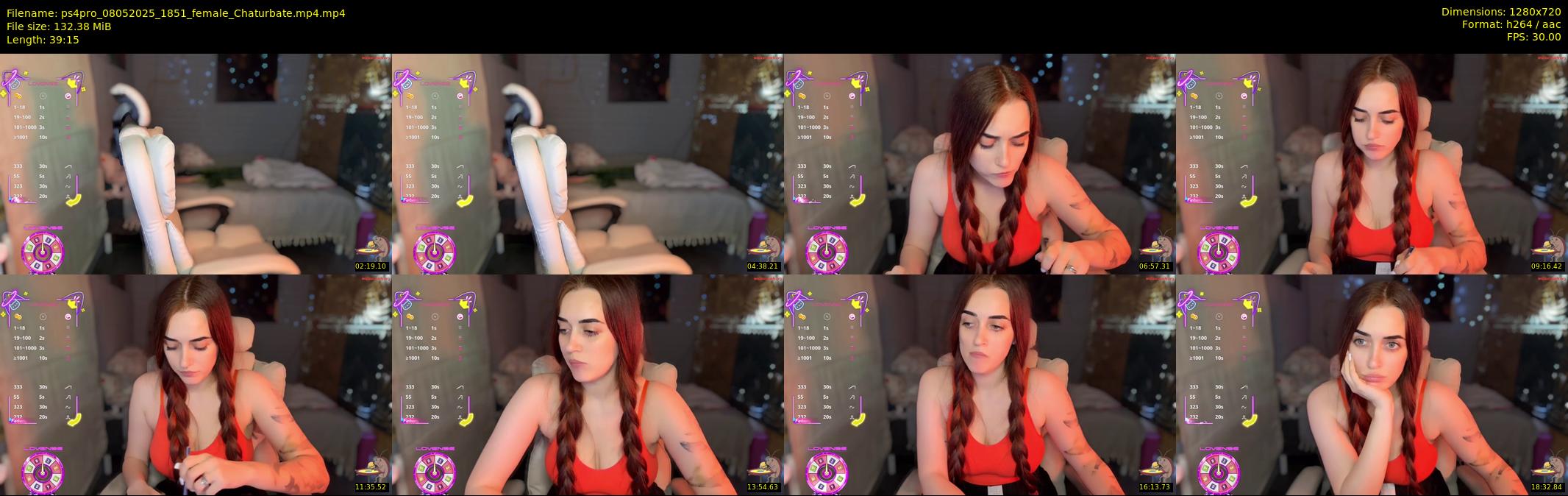 ps4pro — 40 minute Chaturbate female cam show recording, 720p, May 8, 2025