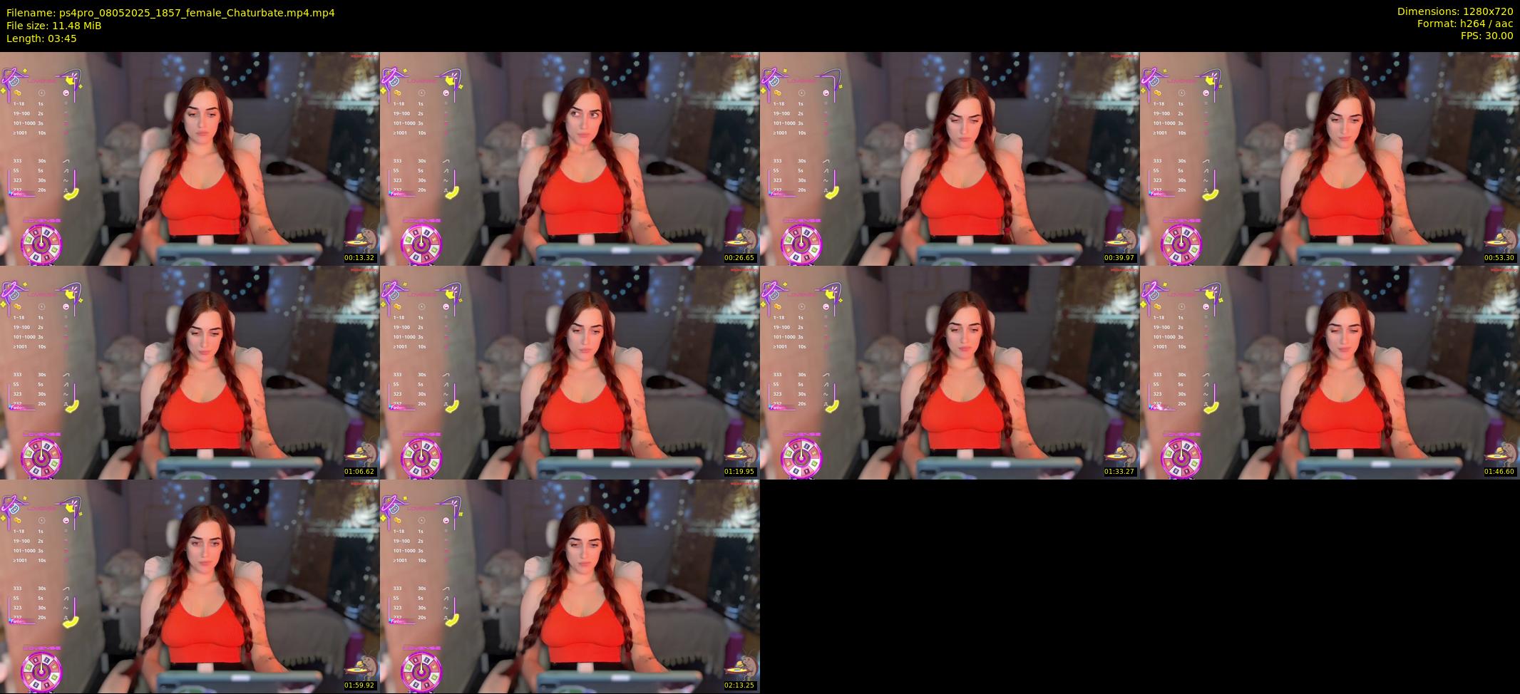 ps4pro — 4 minute Chaturbate female cam show recording, 720p, May 8, 2025
