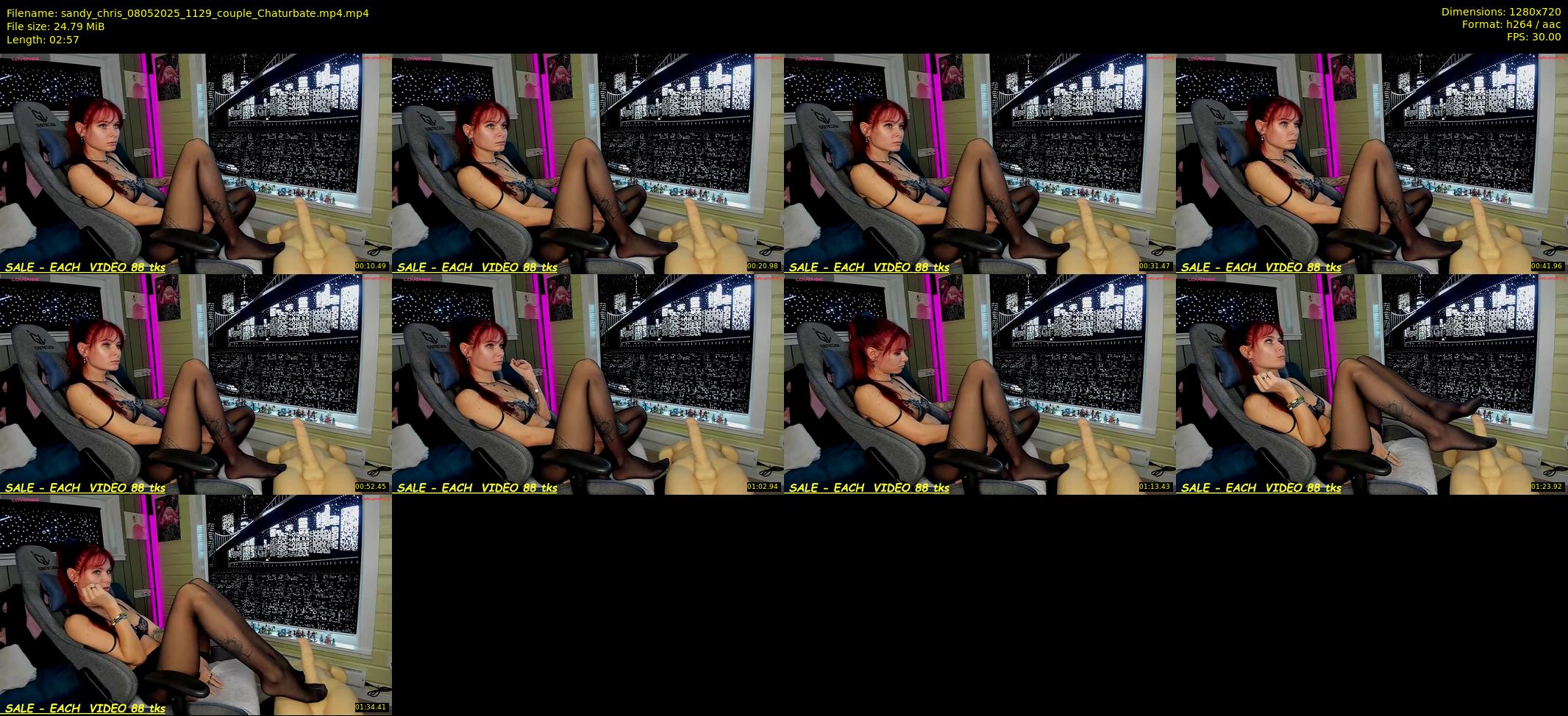 sandy_chris — 3 minute Chaturbate couple cam show recording, 720p, May 8, 2025