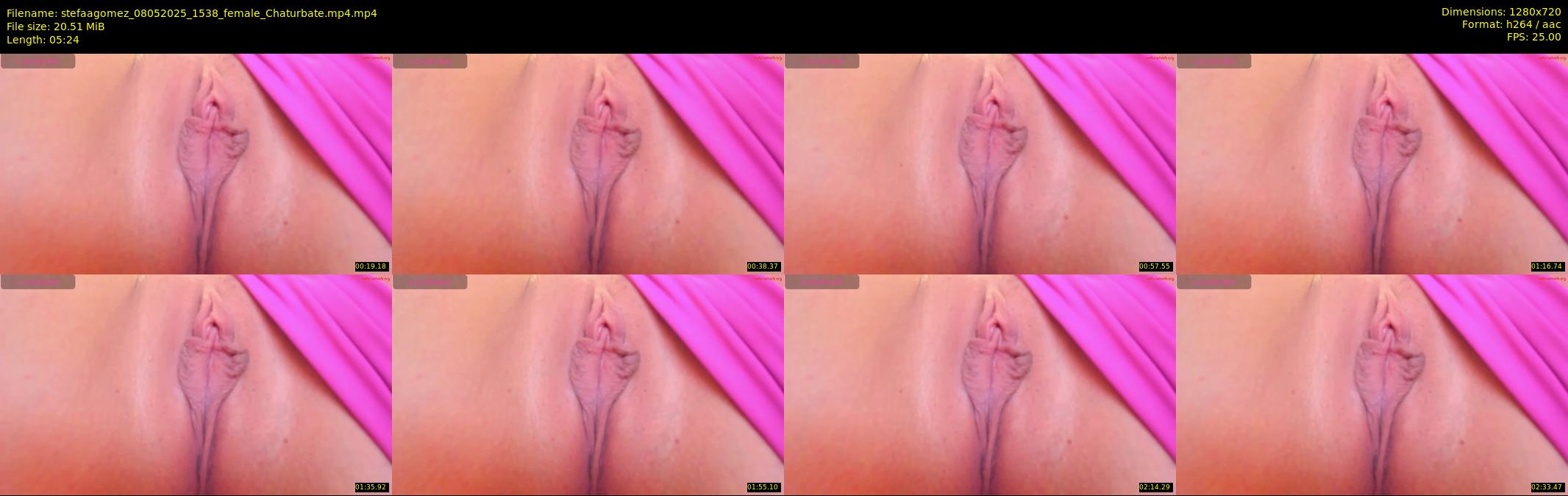 stefaagomez — 6 minute Chaturbate female cam show recording, 720p, May 8, 2025