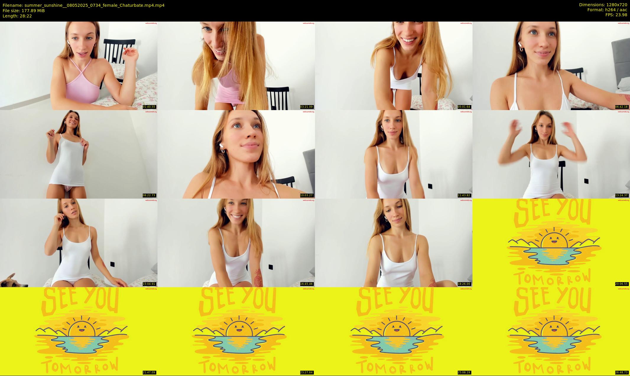 summer_sunshine_ — 29 minute Chaturbate female cam show recording, 720p, May 8, 2025