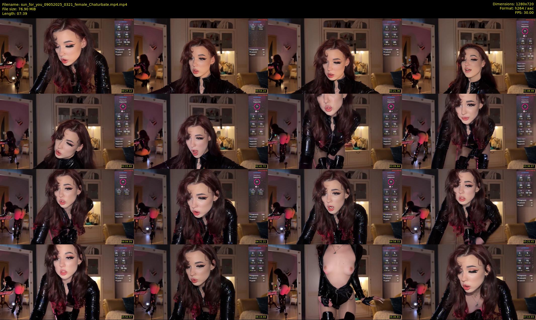 sun_for_you — 8 minute Chaturbate female cam show recording, 720p, May 9, 2025