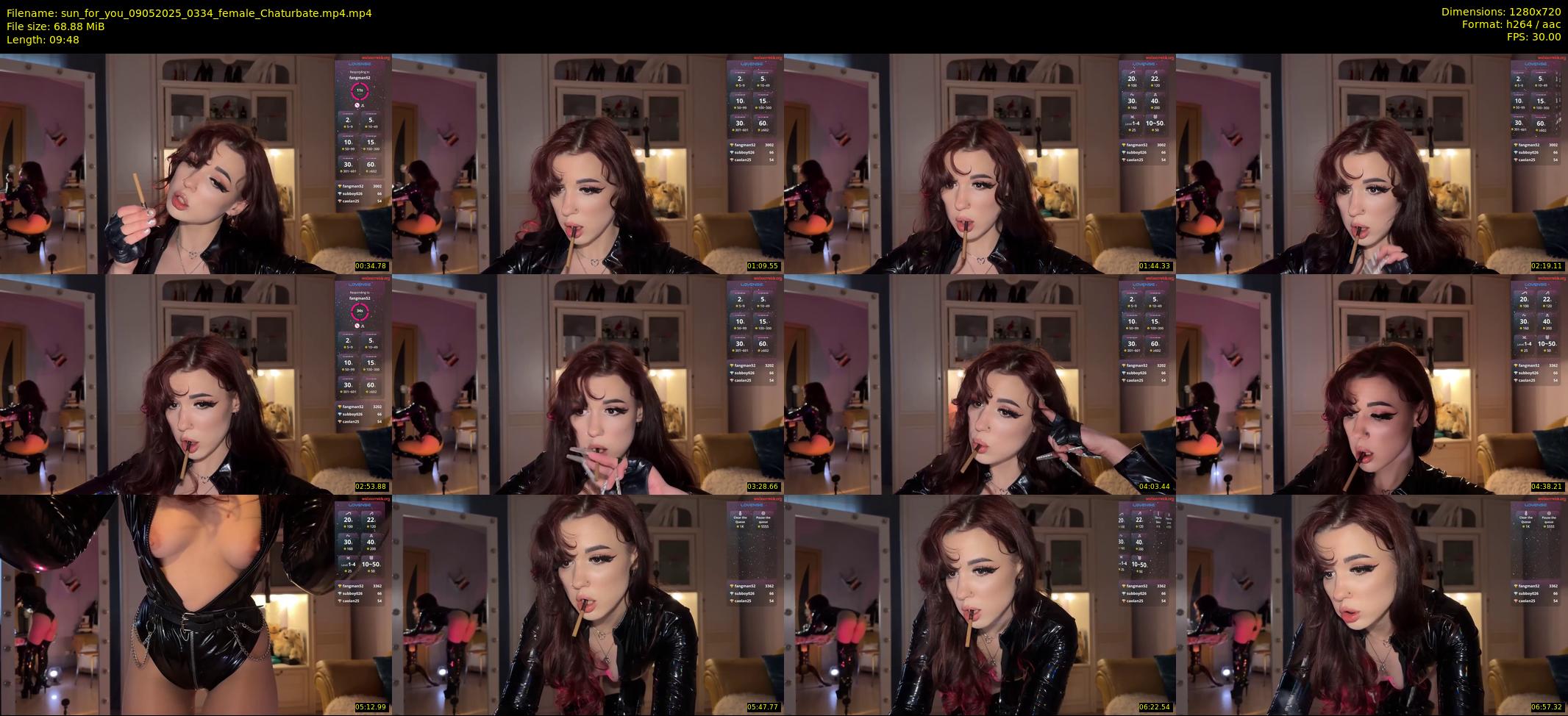 sun_for_you — 10 minute Chaturbate female cam show recording, 720p, May 9, 2025