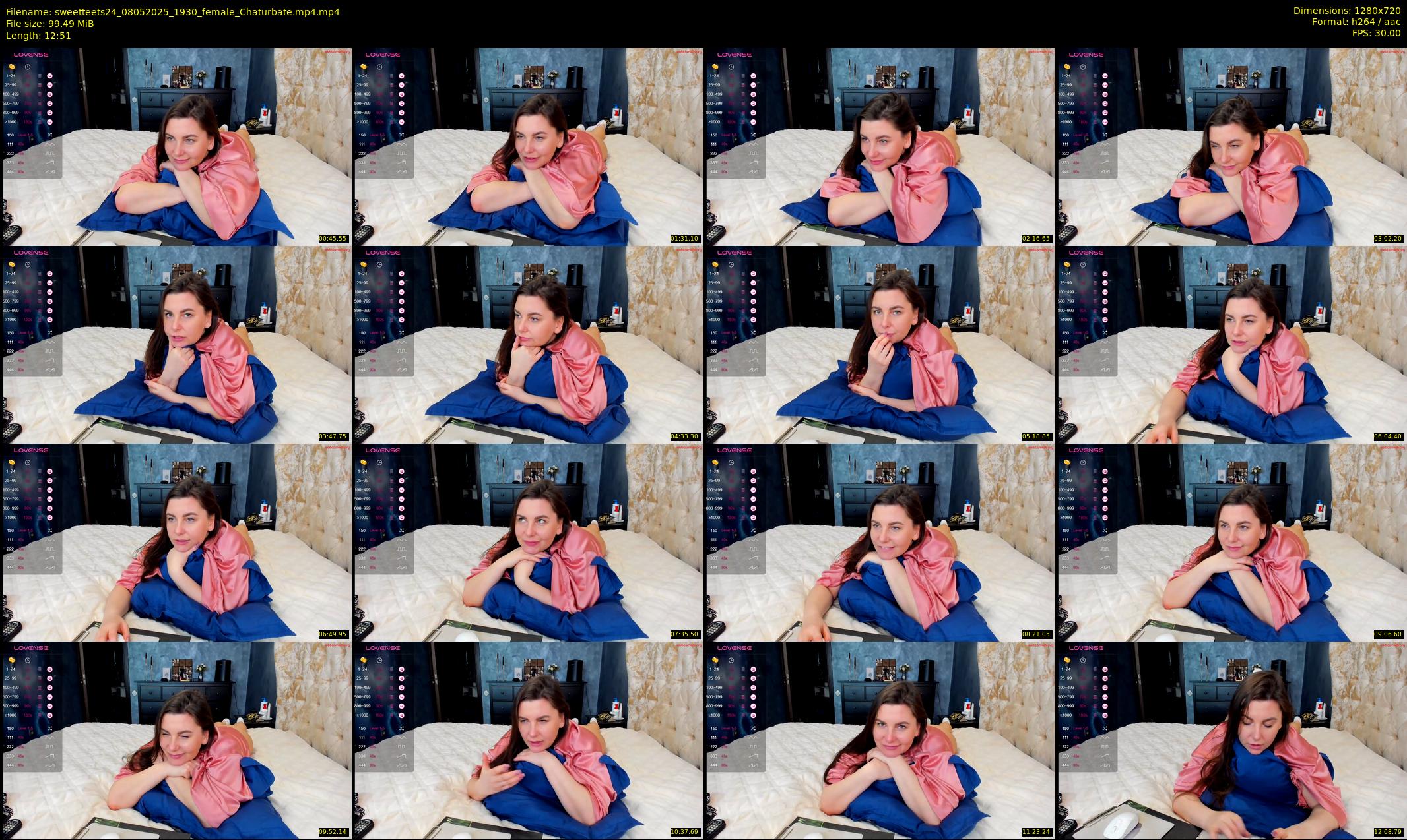 sweetteets24 — 13 minute Chaturbate female cam show recording, 720p, May 8, 2025