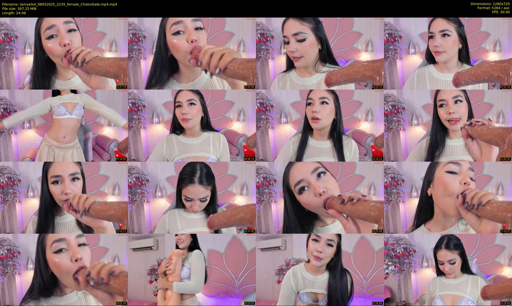 tamyeliot — 25 minute Chaturbate female cam show recording, 720p, May 8, 2025