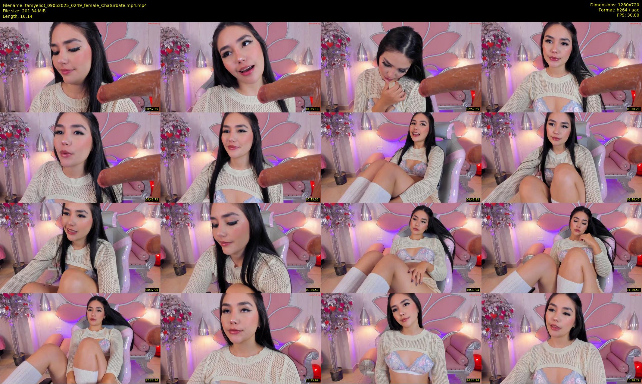 tamyeliot — 17 minute Chaturbate female cam show recording, 720p, May 9, 2025