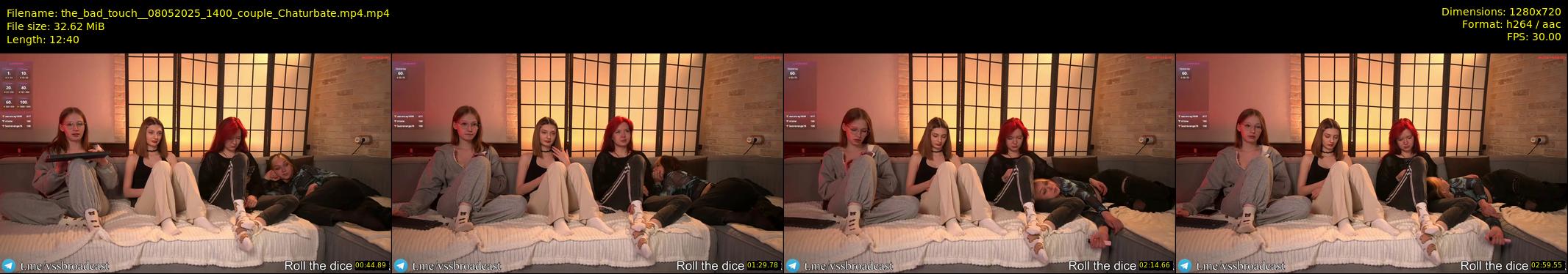 the_bad_touch_ — 13 minute Chaturbate couple cam show recording, 720p, May 8, 2025
