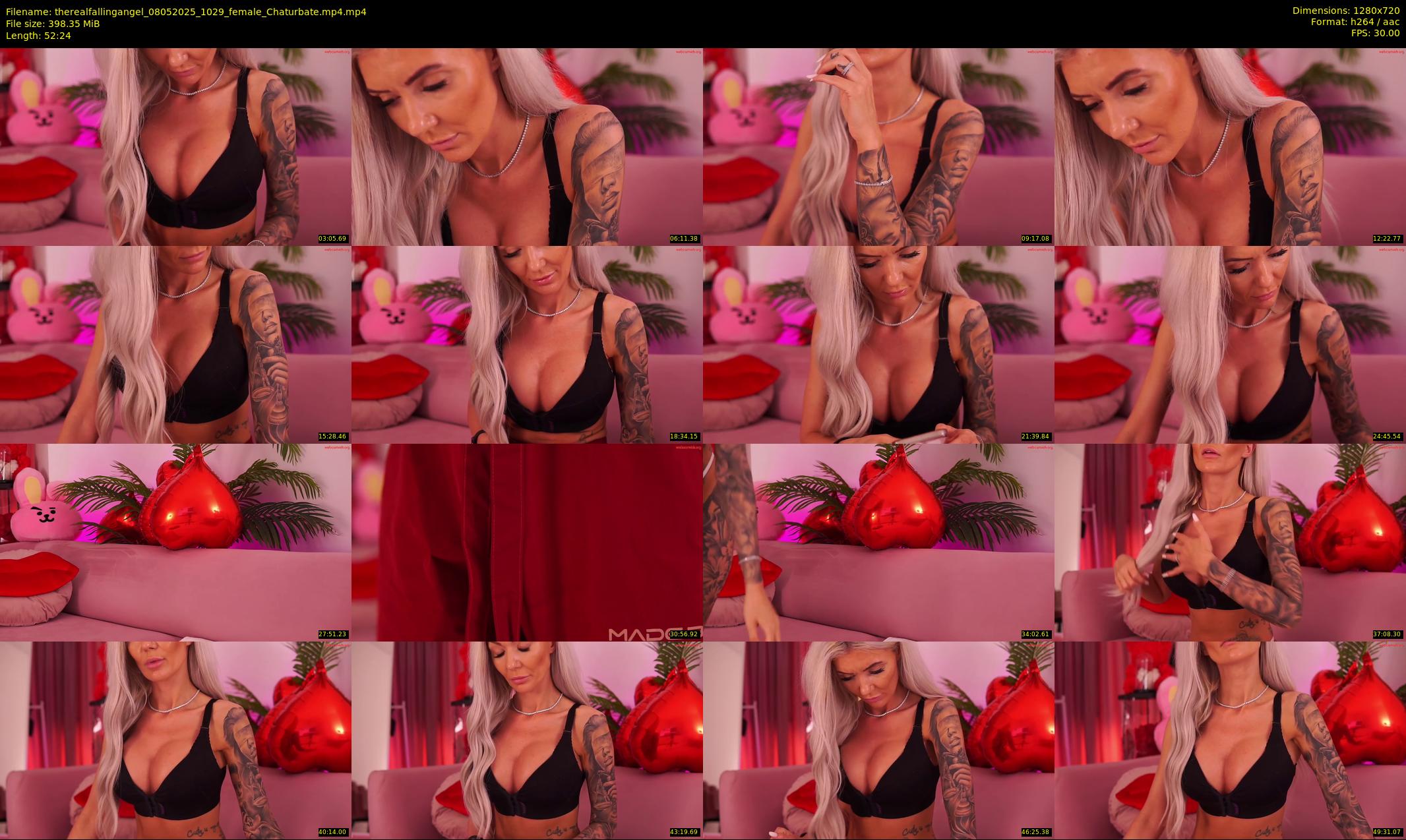 therealfallingangel — 53 minute Chaturbate female cam show recording, 720p, May 8, 2025