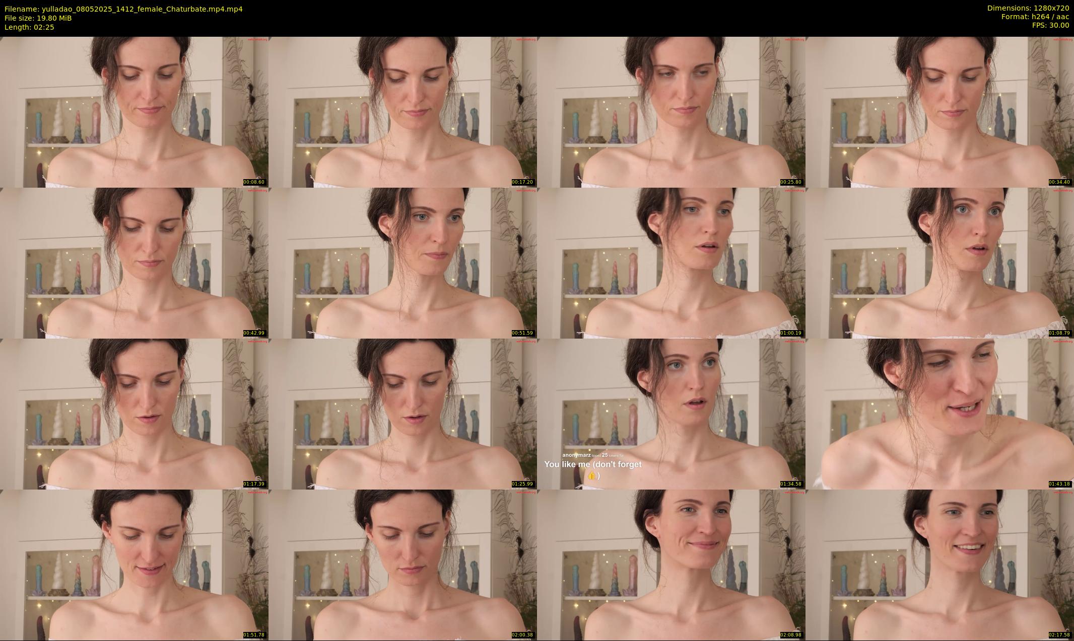yulladao — 3 minute Chaturbate female cam show recording, 720p, May 8, 2025