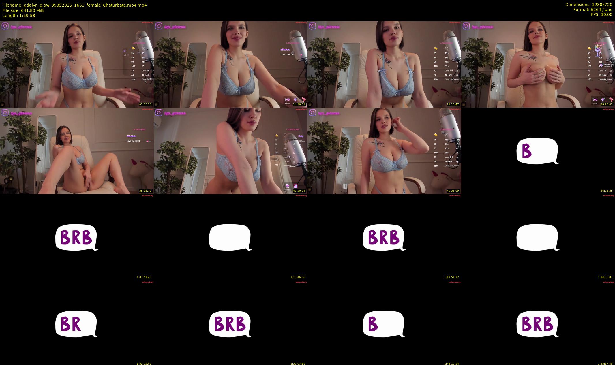 adalyn_glow — 120 minute Chaturbate female cam show recording, 720p, May 9, 2025