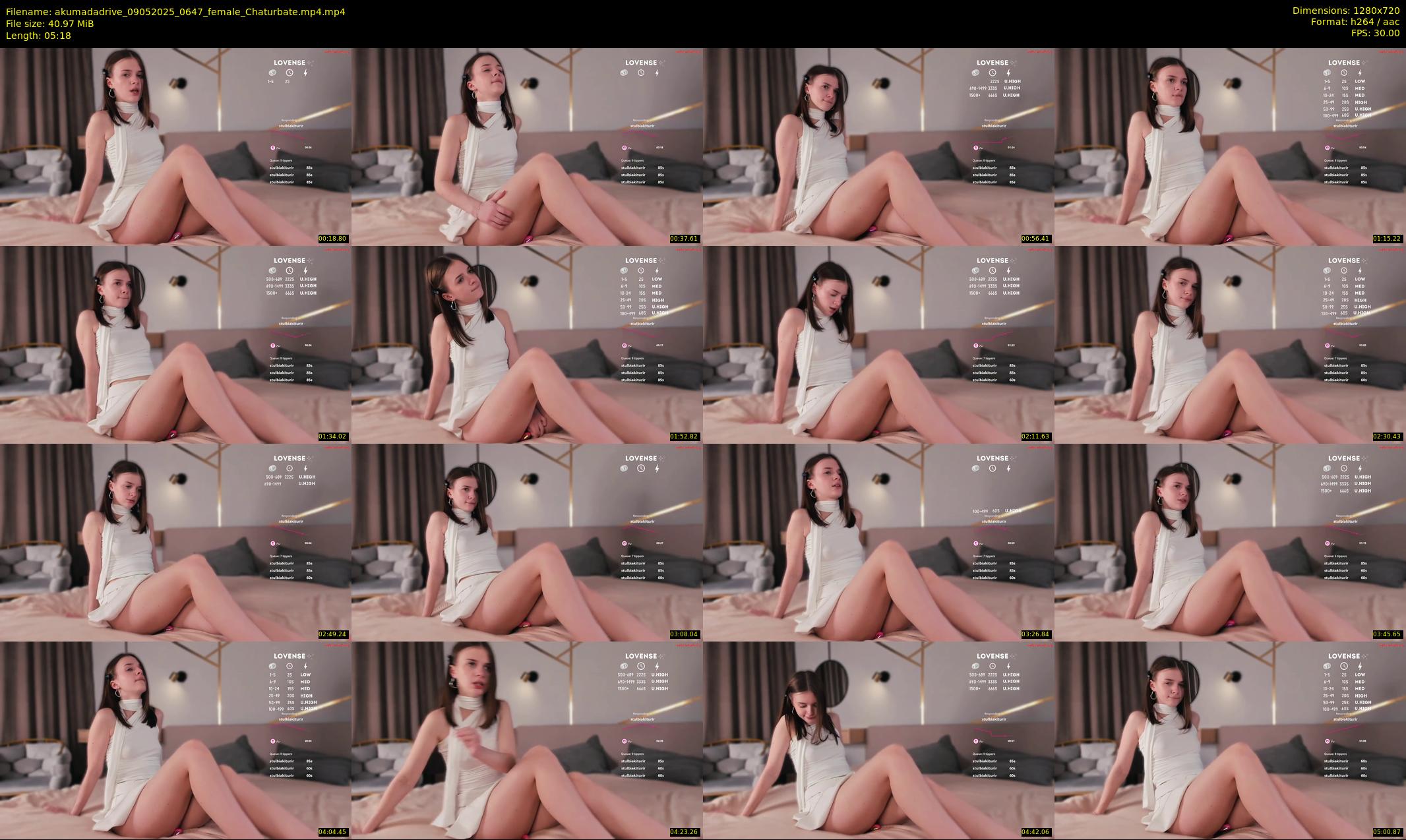 akumadadrive — 6 minute Chaturbate female cam show recording, 720p, May 9, 2025