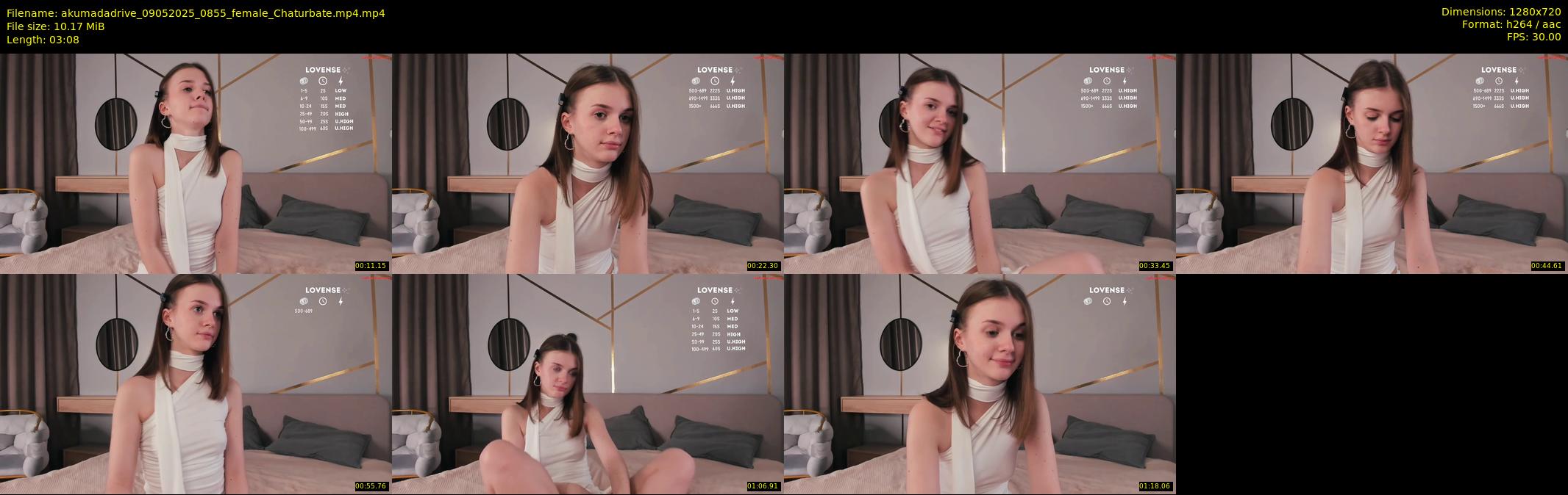 akumadadrive — 4 minute Chaturbate female cam show recording, 720p, May 9, 2025