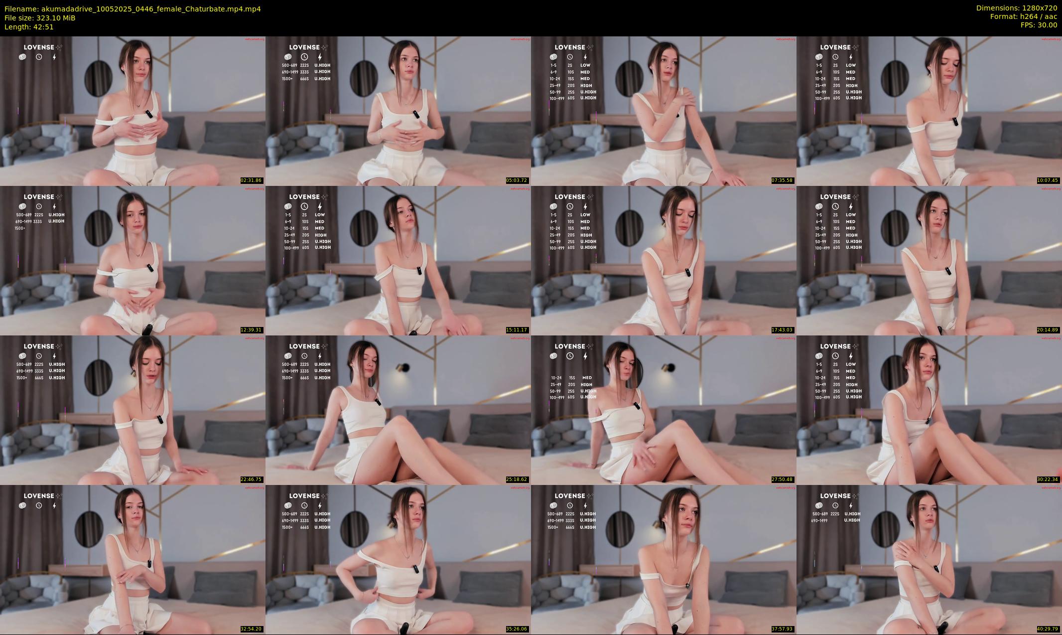 akumadadrive — 43 minute Chaturbate female cam show recording, 720p, May 10, 2025