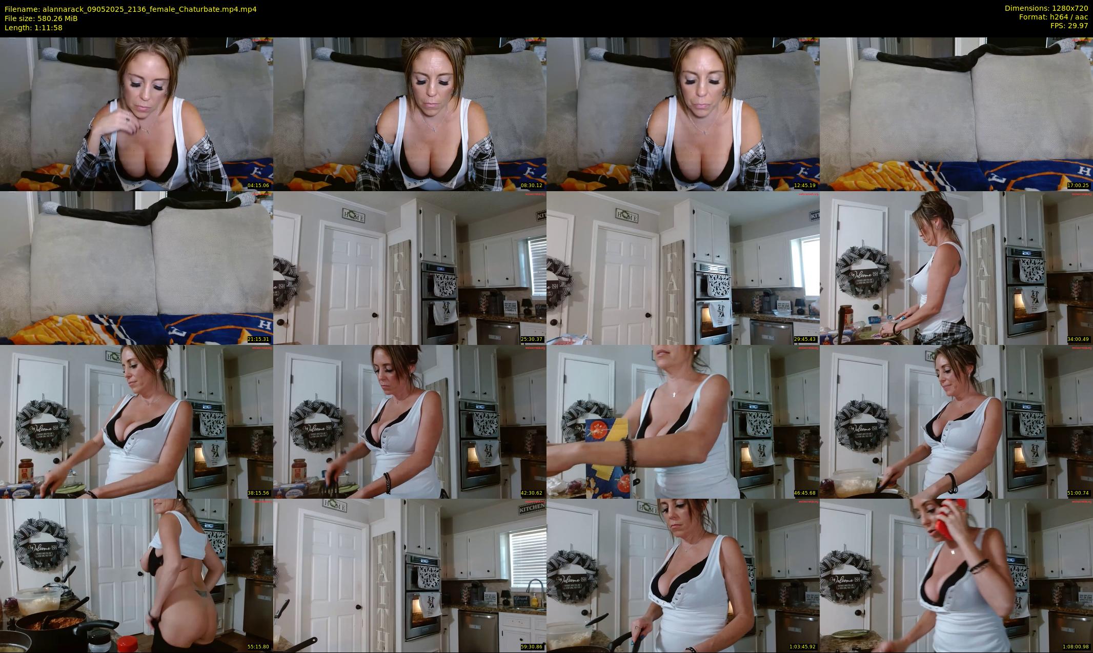alannarack — 72 minute Chaturbate female cam show recording, 720p, May 9, 2025