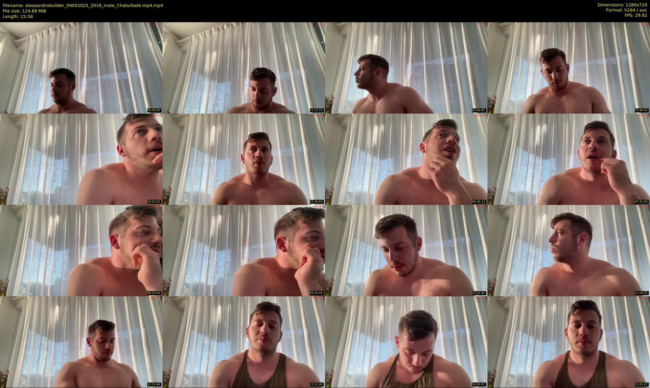 alessandrobuilder — 16 minute Chaturbate couple cam show recording, 720p, May 9, 2025