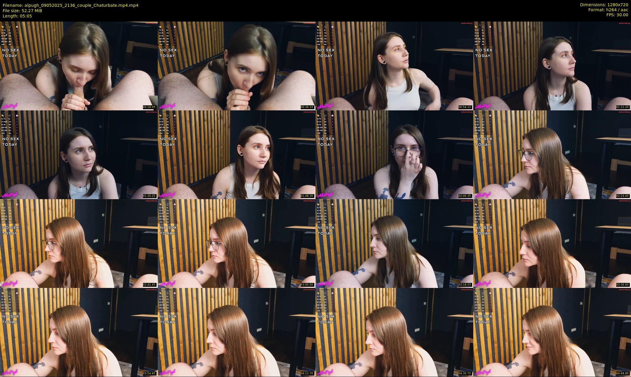 alpugh — 6 minute Chaturbate couple cam show recording, 720p, May 9, 2025
